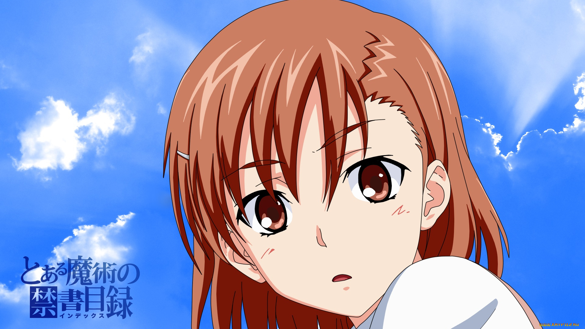 аниме, toaru, majutsu, no, index, фон, девушка, взгляд