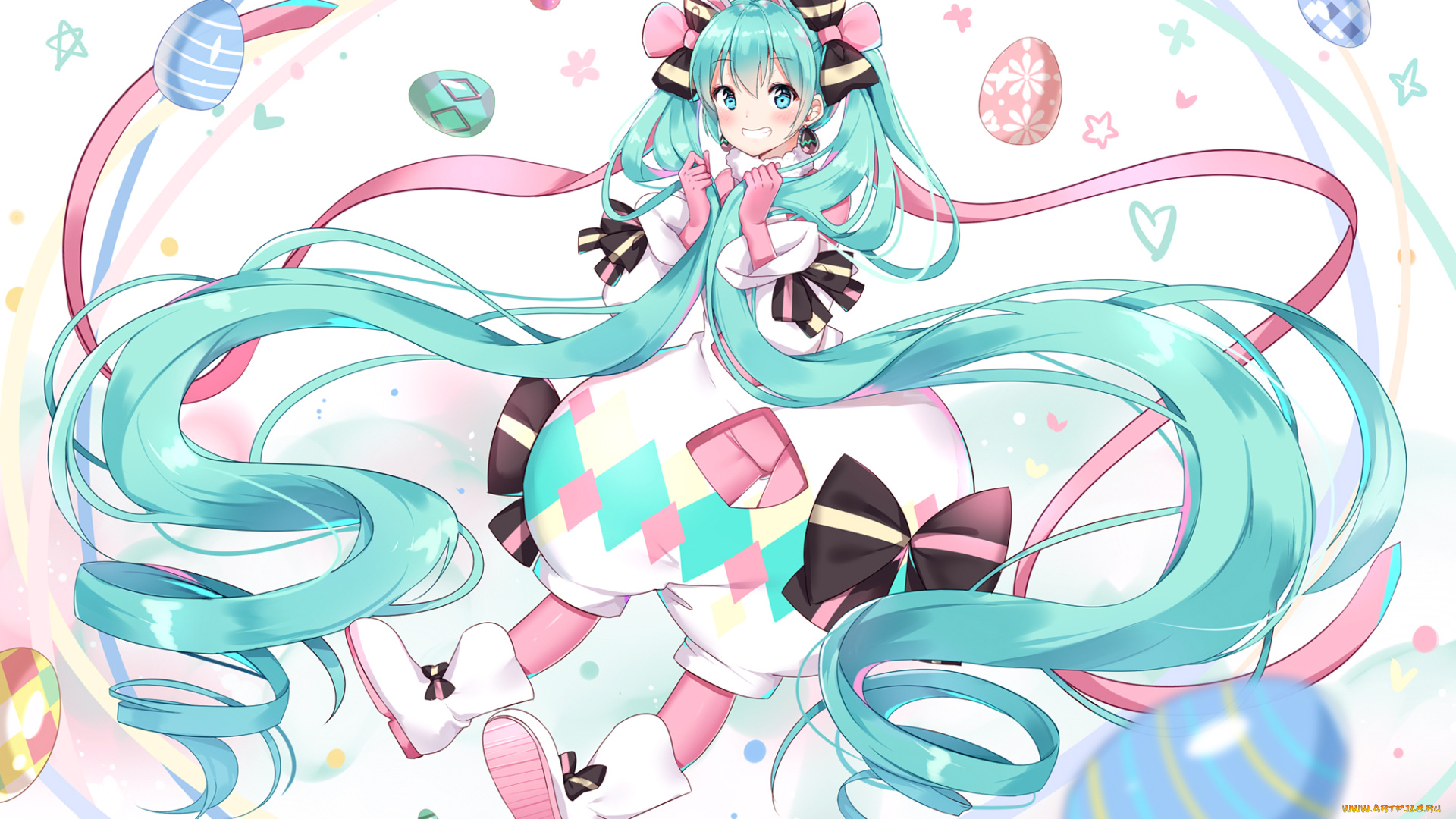аниме, vocaloid, hatsune, miku