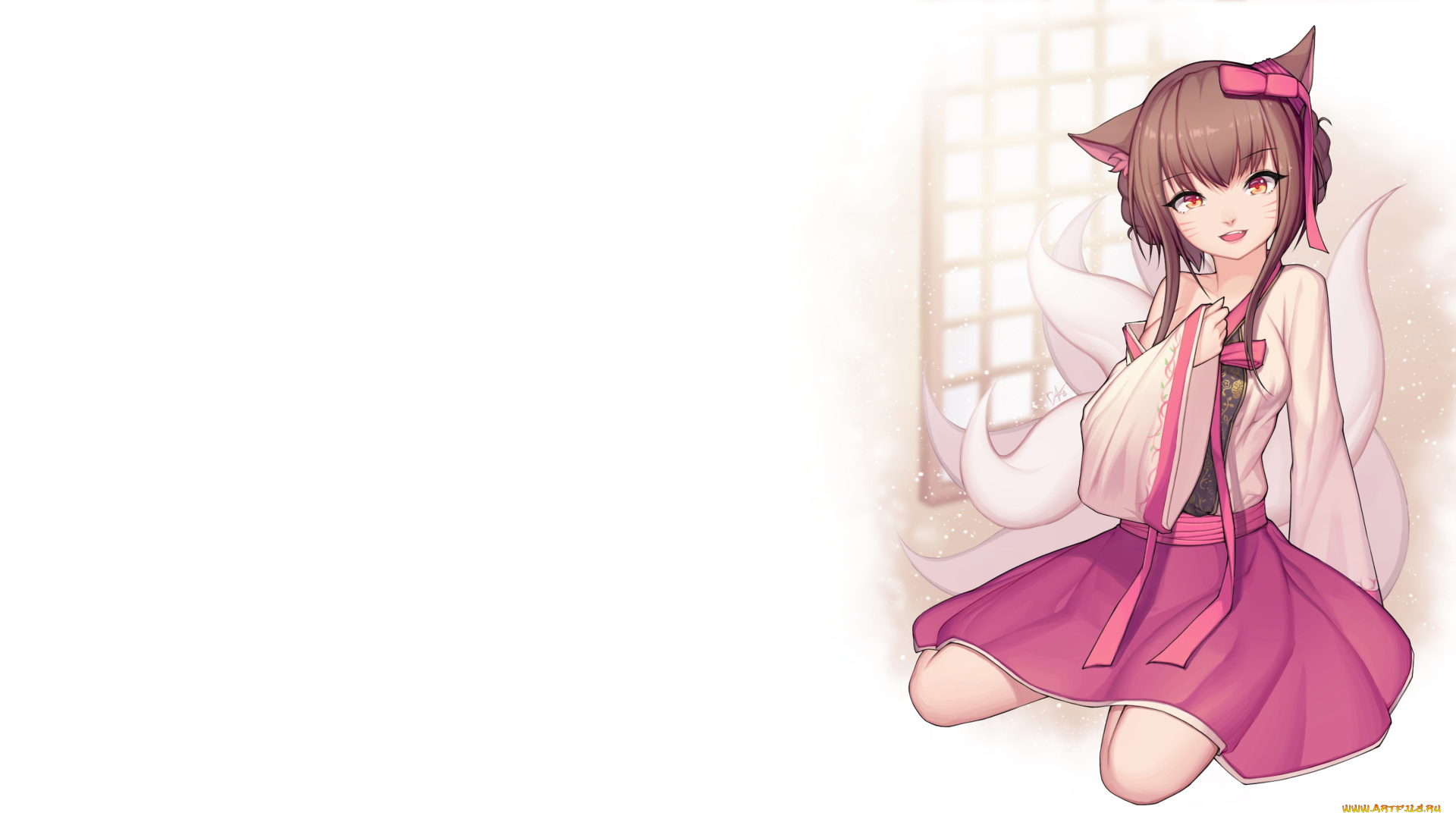 аниме, животные, , существа, ahri