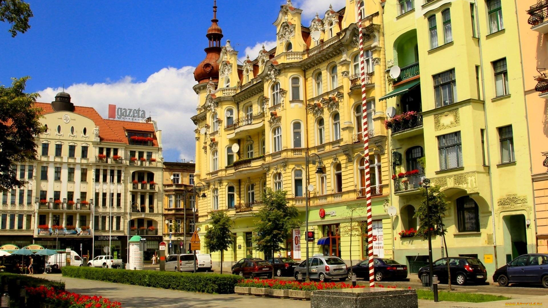 быдгощ, польша, города, -, улицы, , площади, , набережные