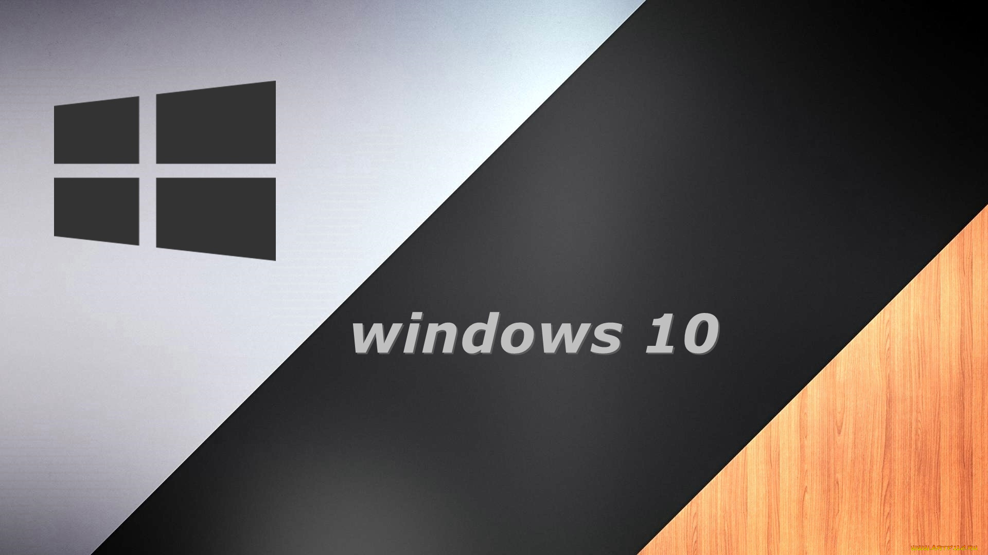 компьютеры, windows, , 10, логотип, фон