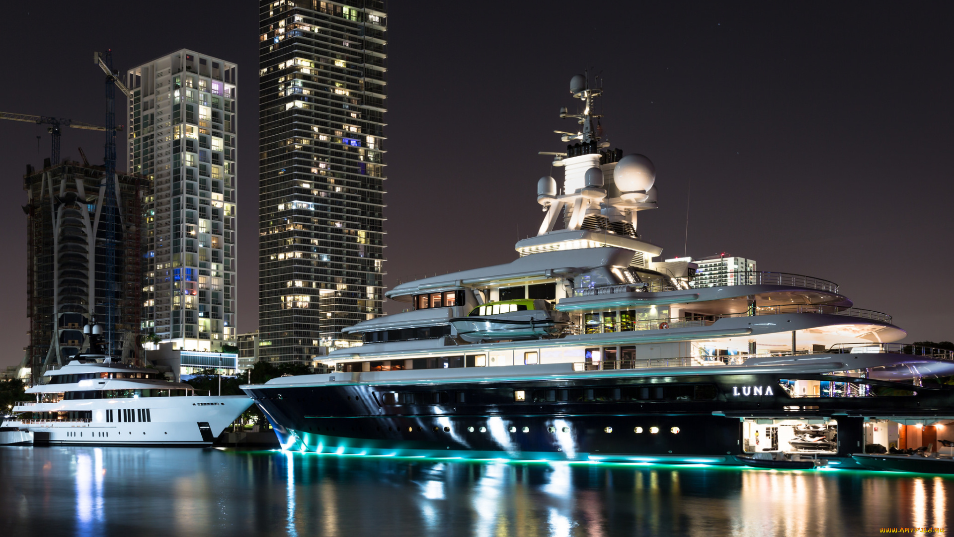 корабли, Яхты, суперяхта