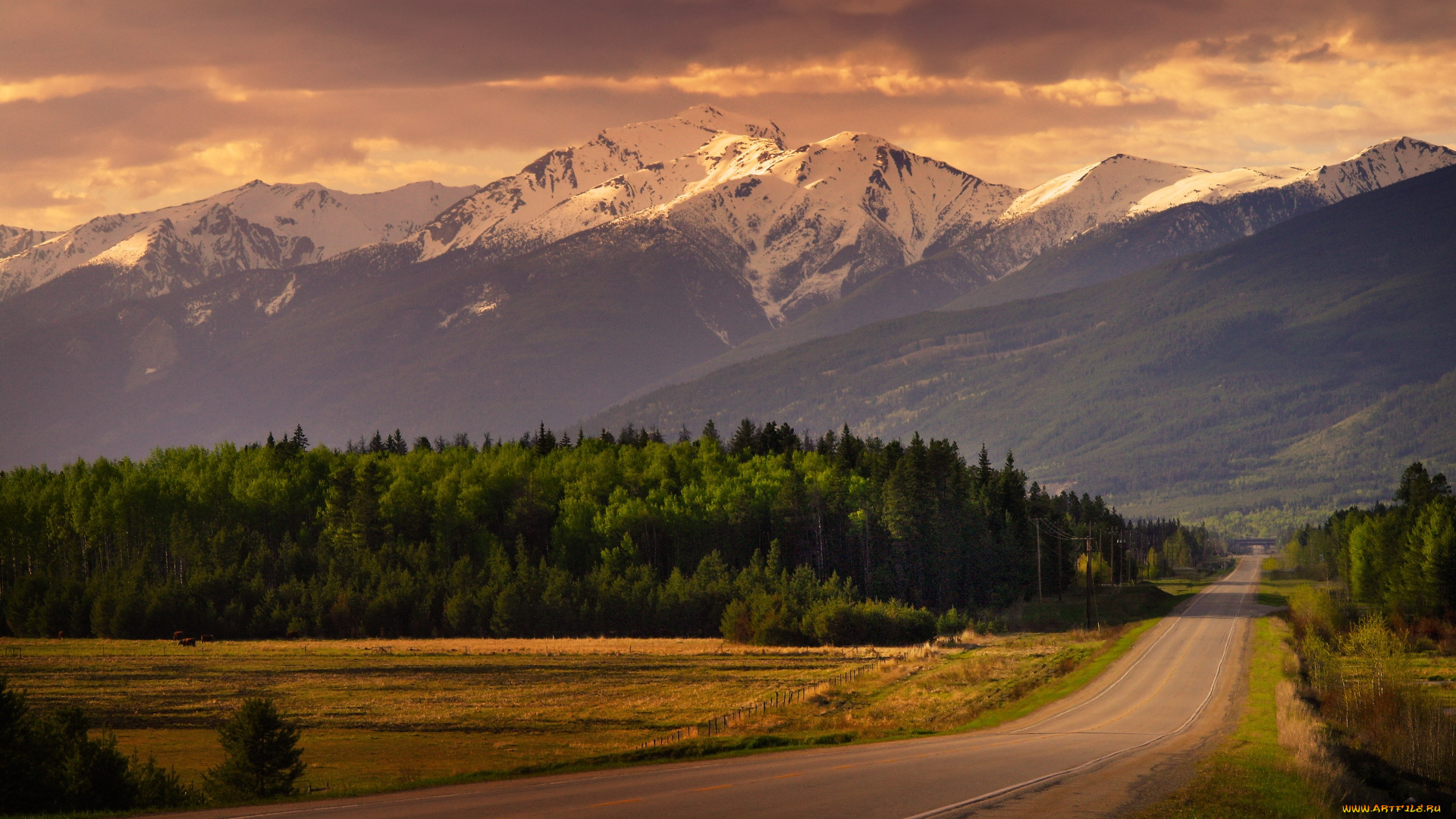 природа, дороги, дорога, горы