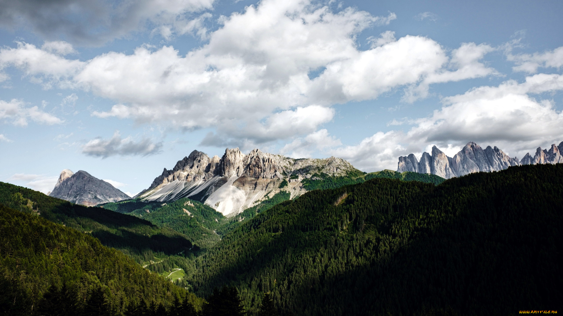 природа, горы, вершины