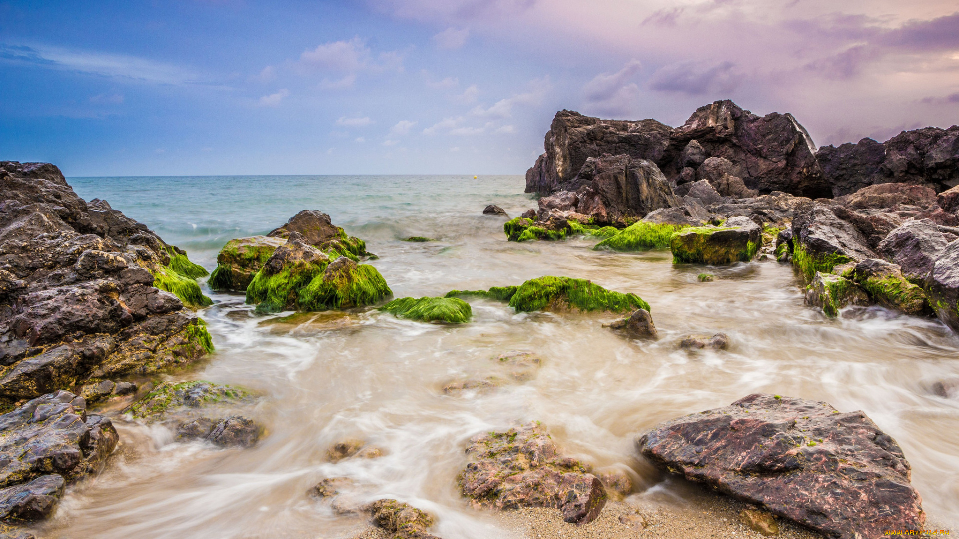 природа, побережье, берег, море