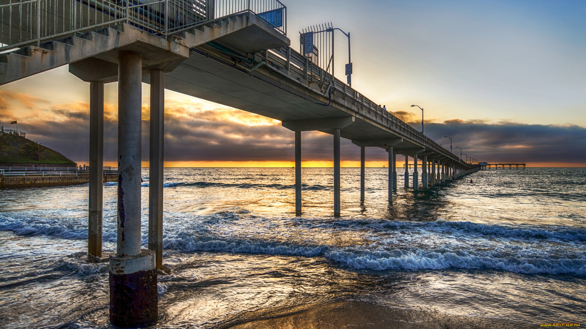 природа, побережье, берег, море