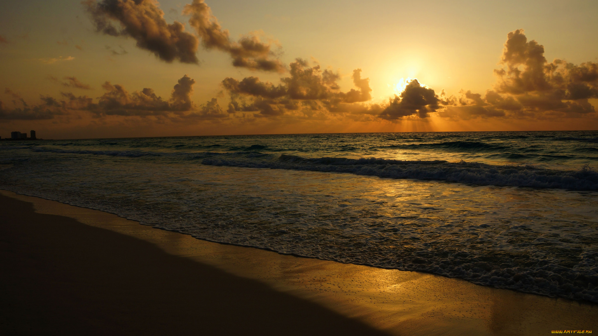 природа, побережье, море, берег