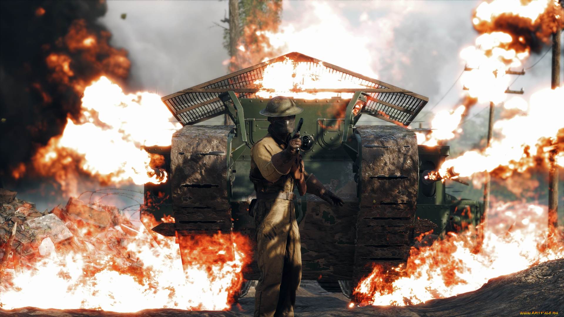 видео, игры, battlefield, 1, персонаж