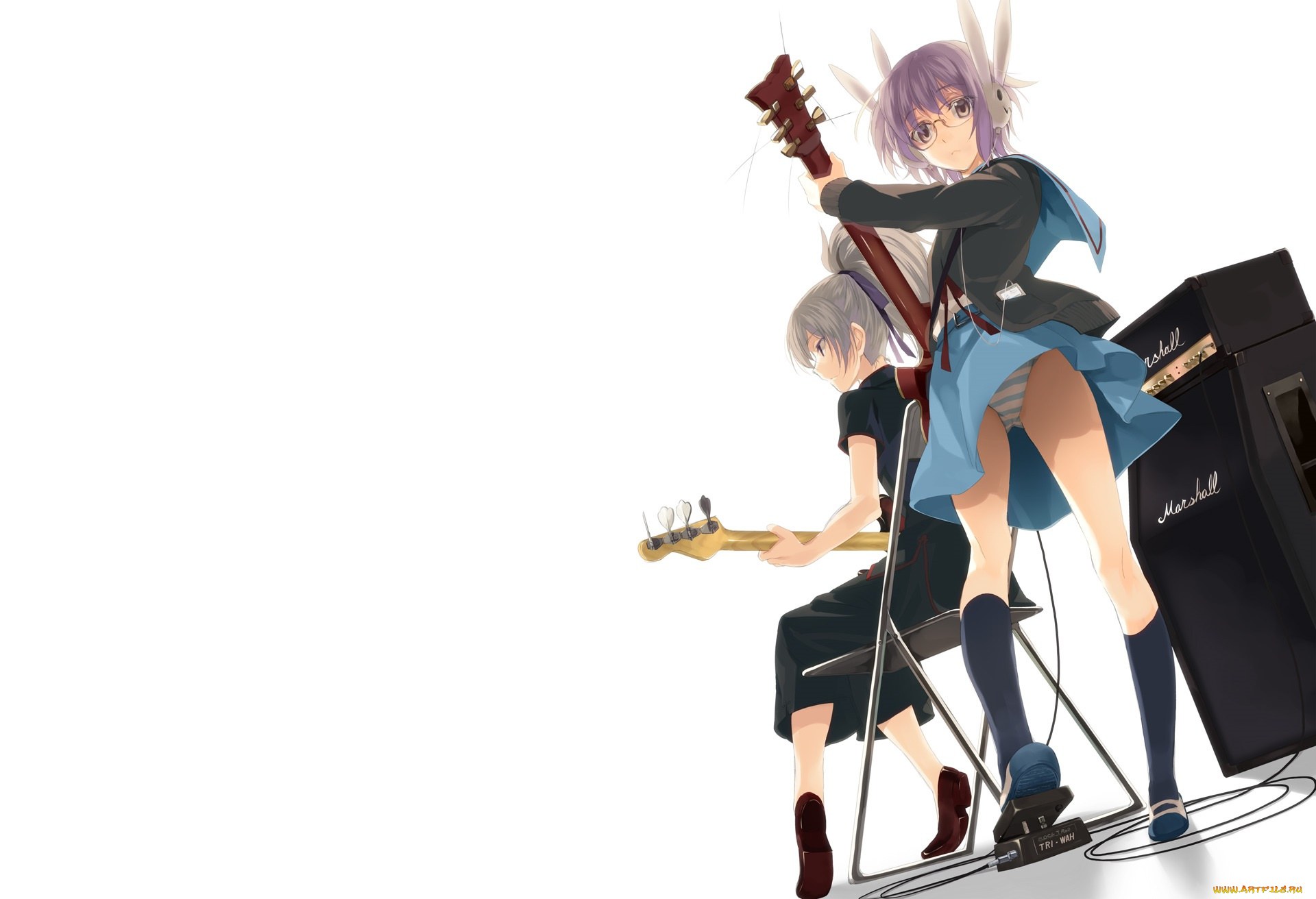 аниме, the, melancholy, of, haruhi, suzumiya, девушки