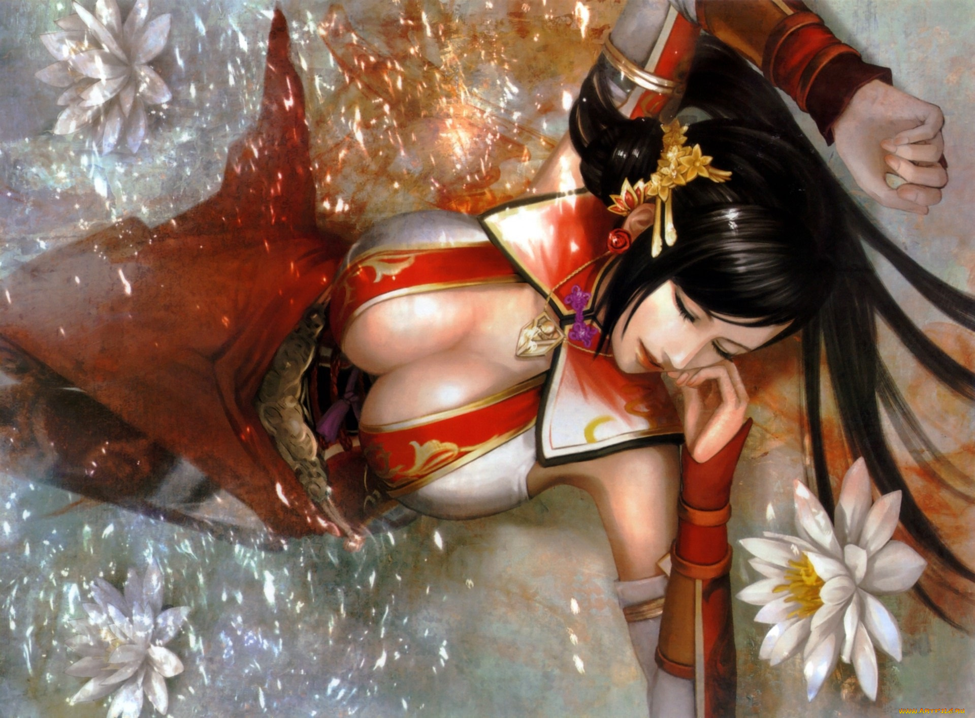 видео, игры, dynasty, warriors, девушка