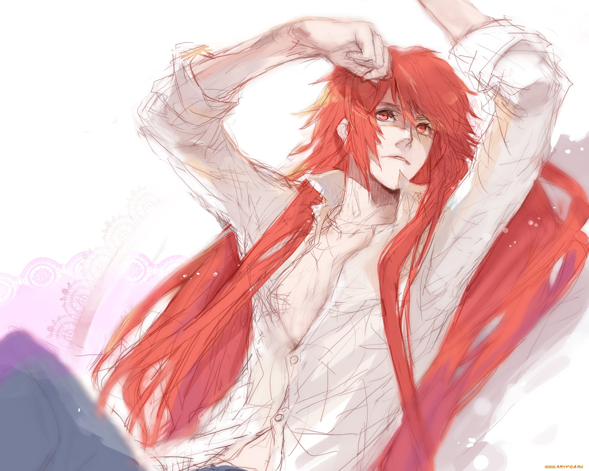 аниме, saint, seiya, парень