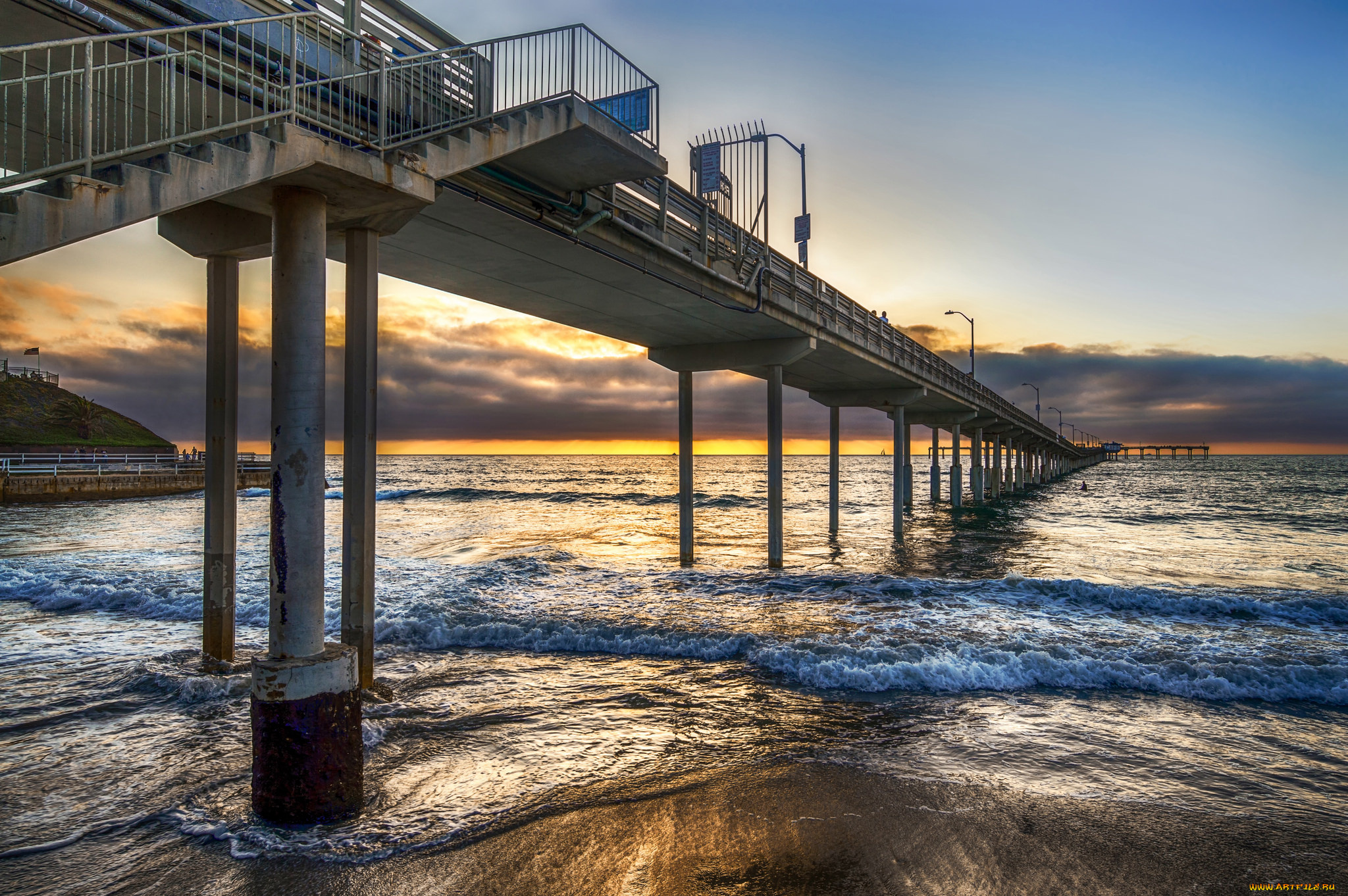 природа, побережье, берег, море