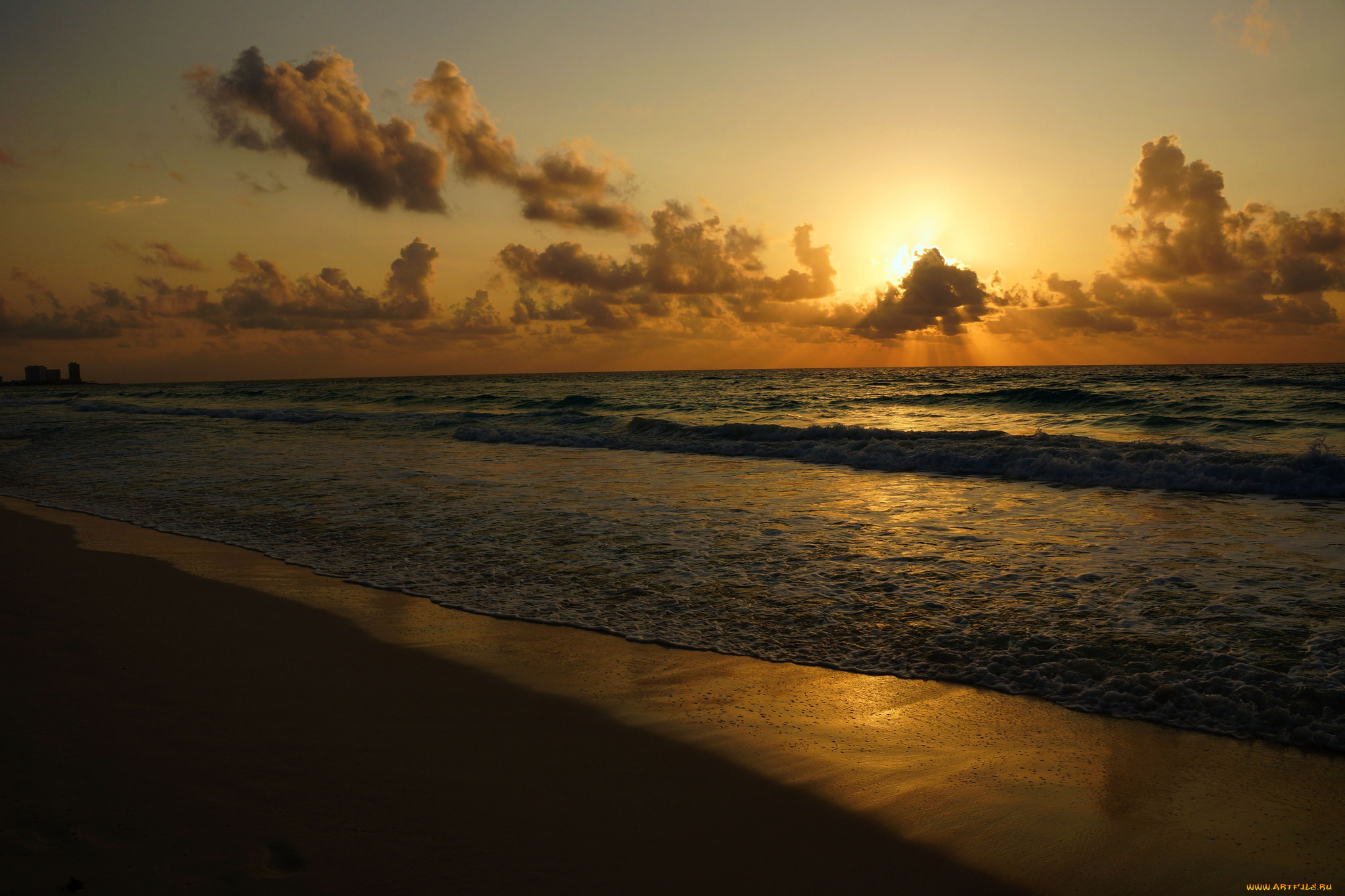 природа, побережье, море, берег