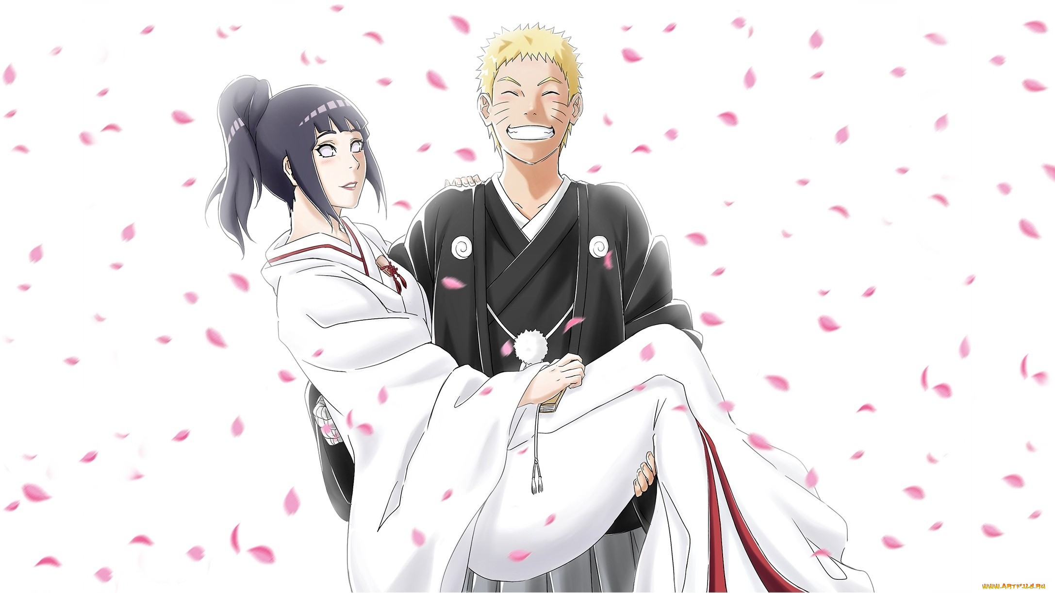 аниме, naruto, uzumaki, bride, and, groom, leaf, konoha, anime, game, japanese, manga, wife, hinata, hyuuga