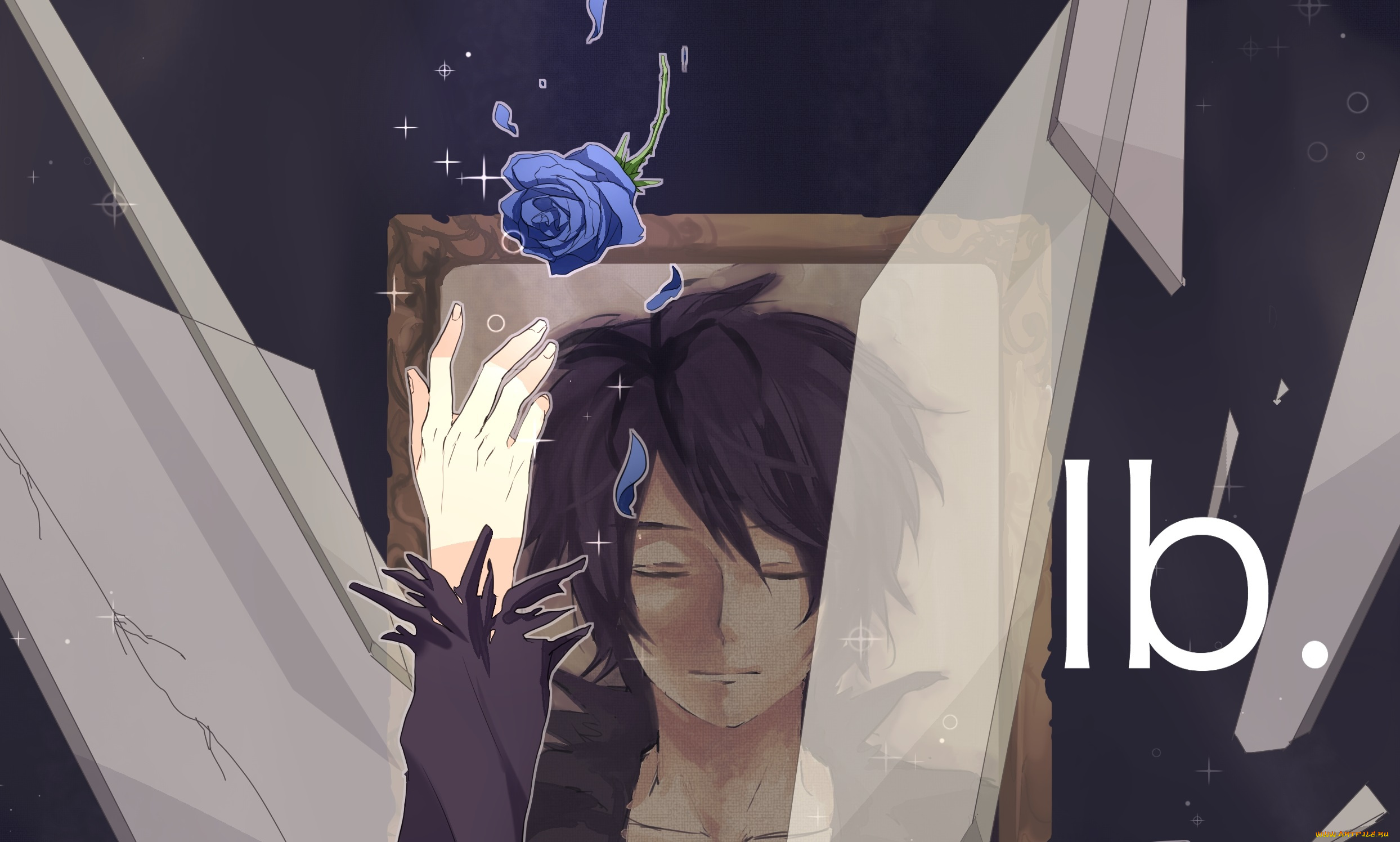 аниме, ib, garri