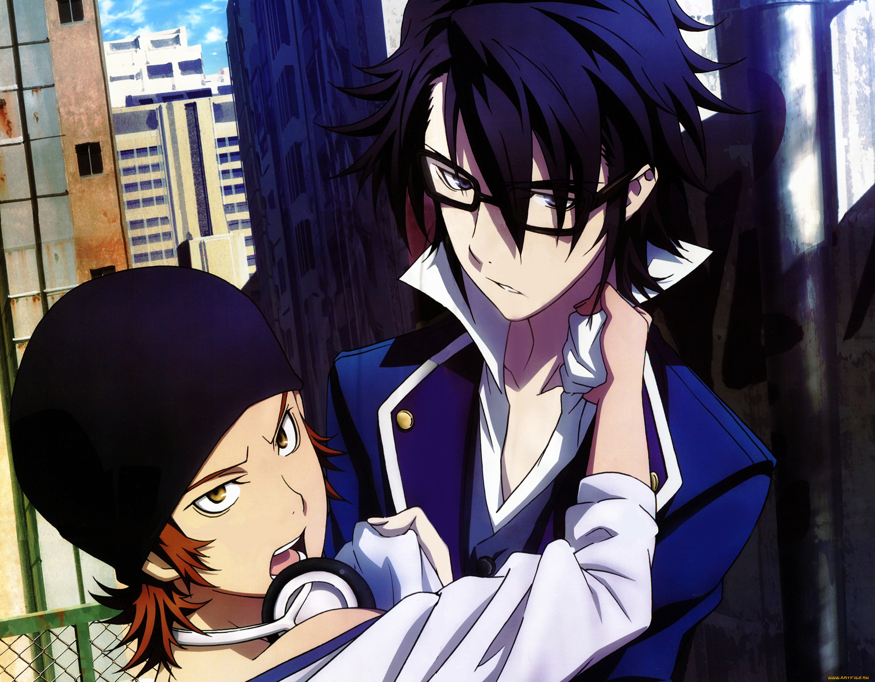 аниме, k, project, сарухико, фушими, Ята, мисаки