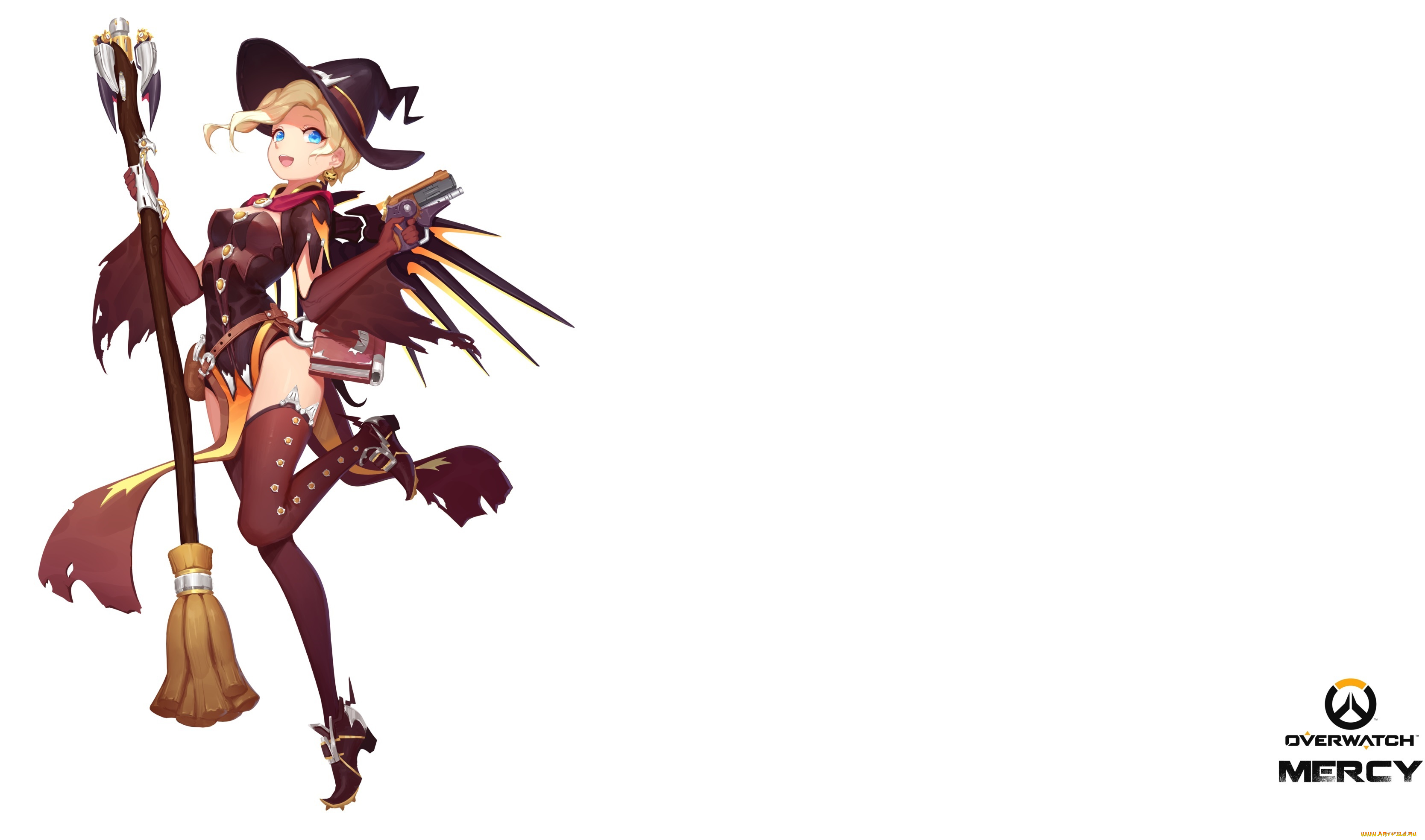 видео, игры, overwatch, девушка