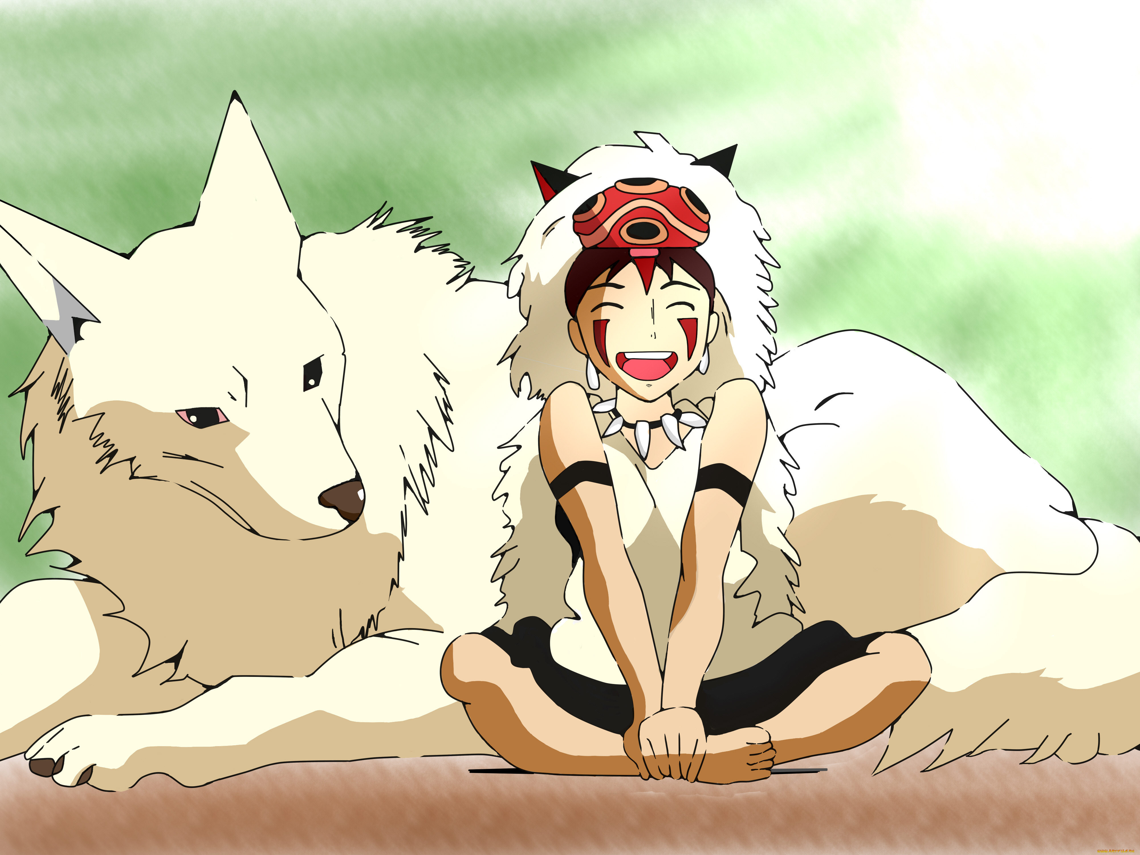 аниме, mononoke, hime, принцесса, мононоке