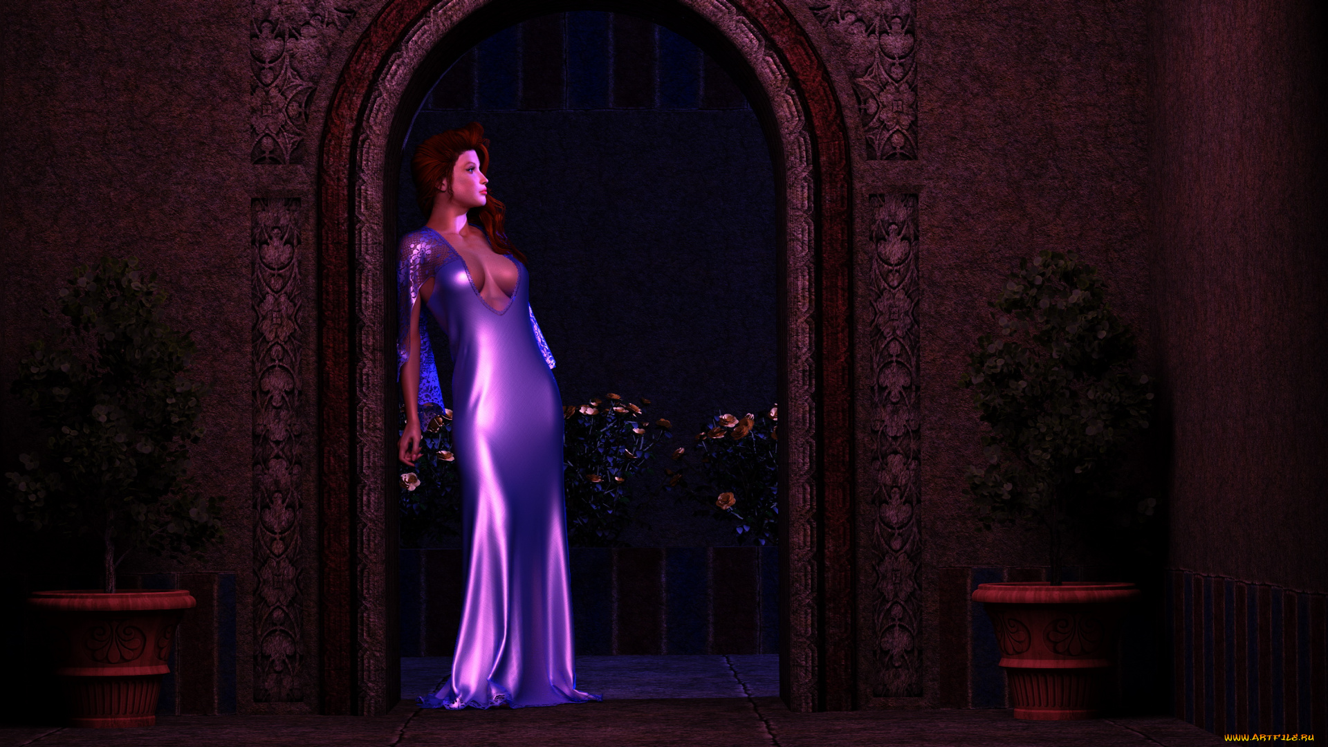 3д, графика, люди, , people, девушка, фон, взгляд