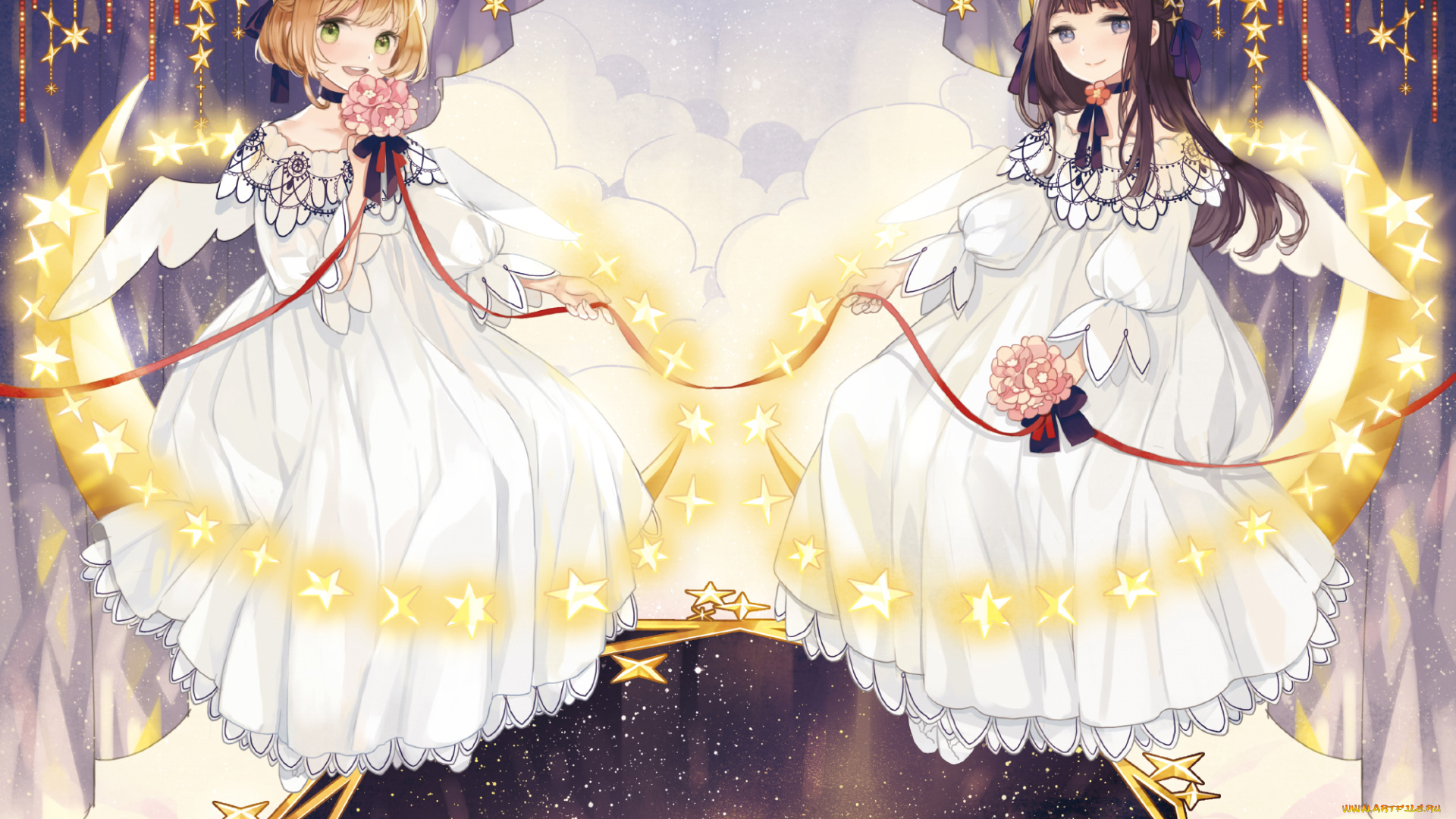 аниме, card, captor, sakura, kinomoto, sakura, daidouji, tomoyo, card, captor, kyang692