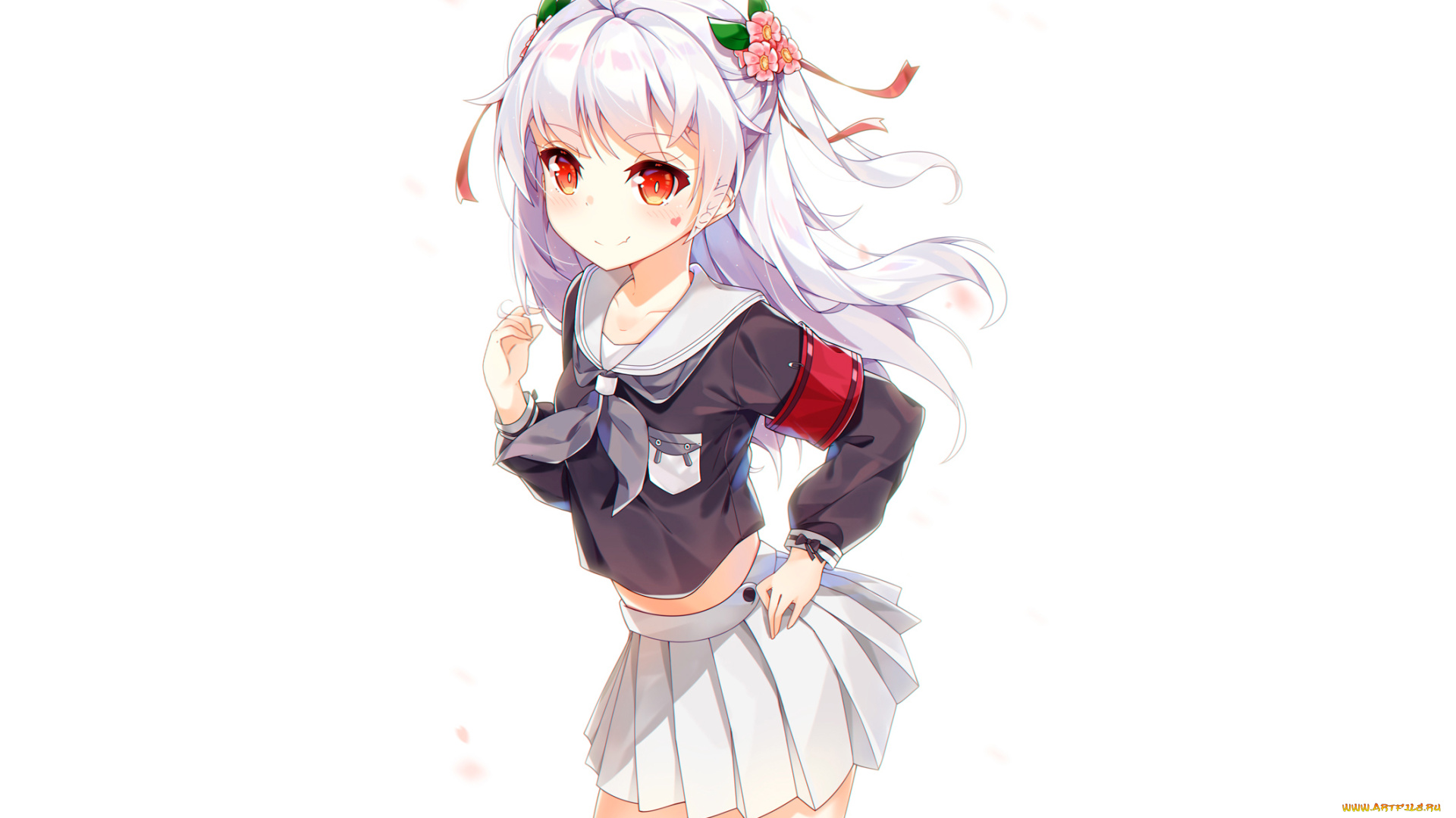 аниме, unknown, , другое, , фон, взгляд, девушка