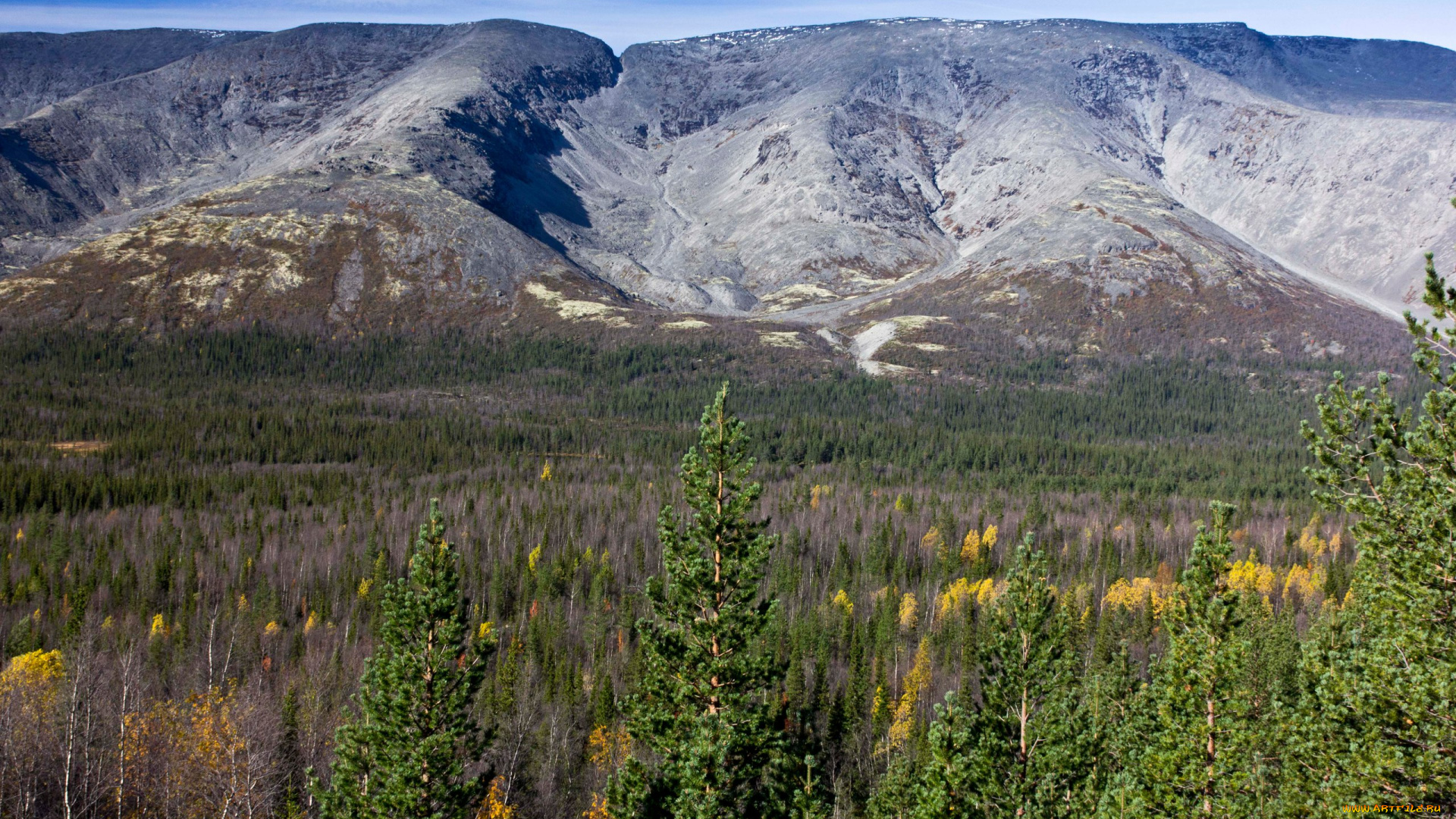 хибины, природа, горы, пейзаж, кольский, россия