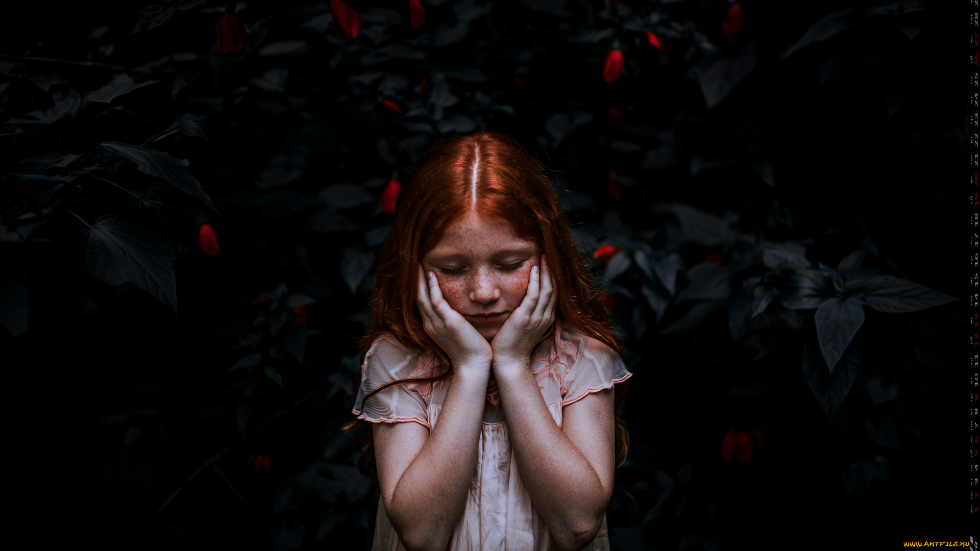 календари, дети, девочка