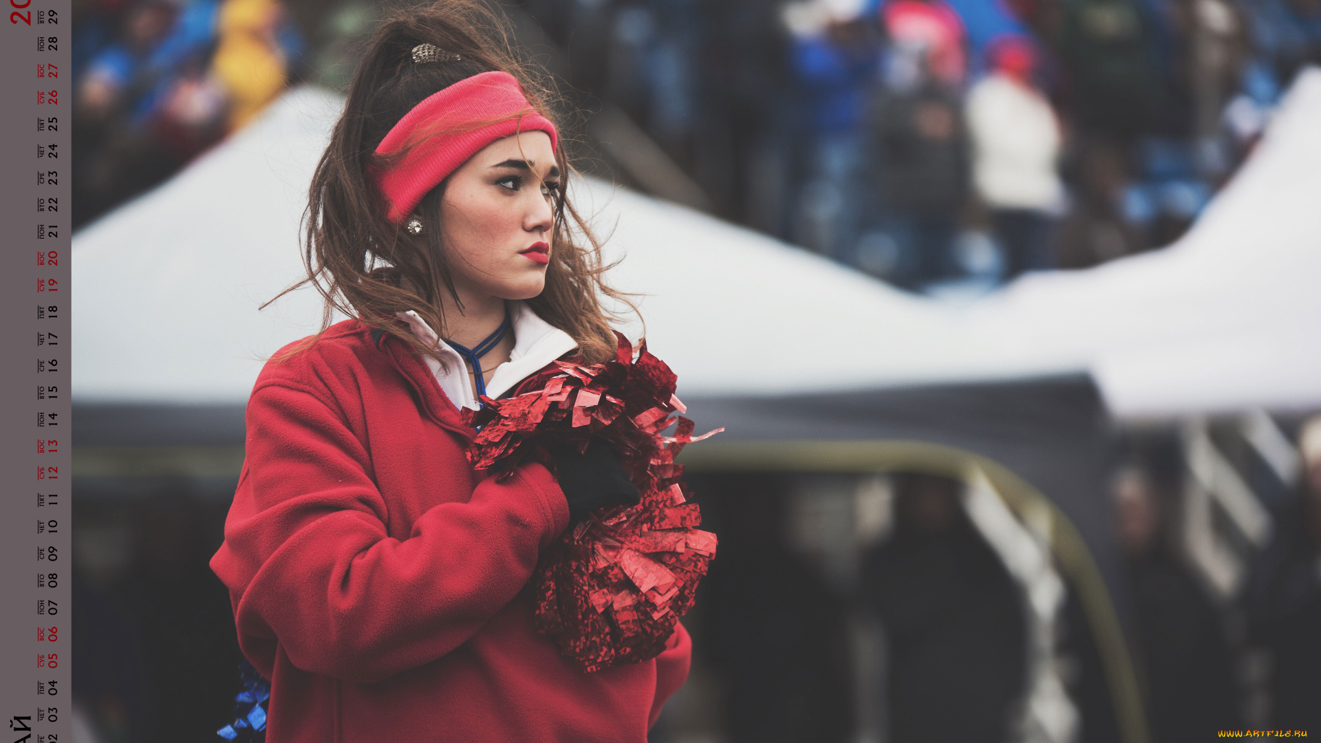 календари, девушки, взгляд