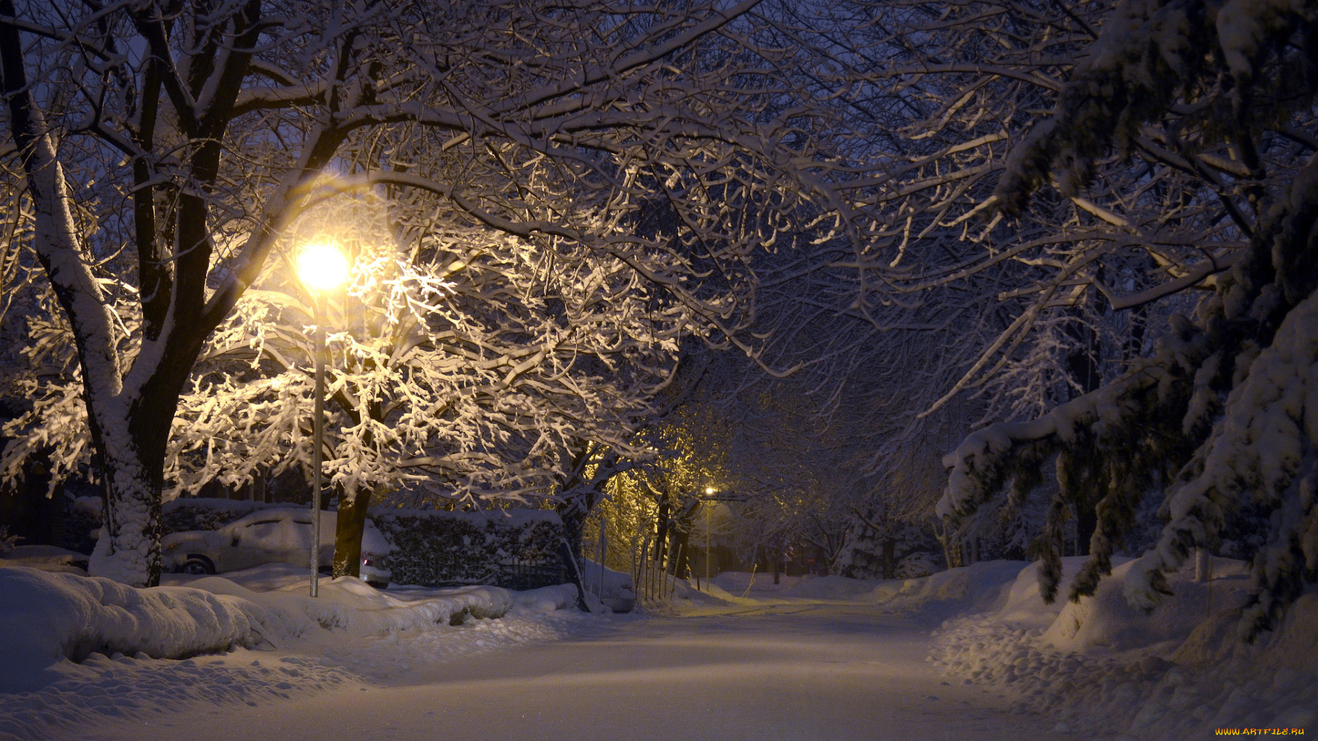 природа, зима, простор