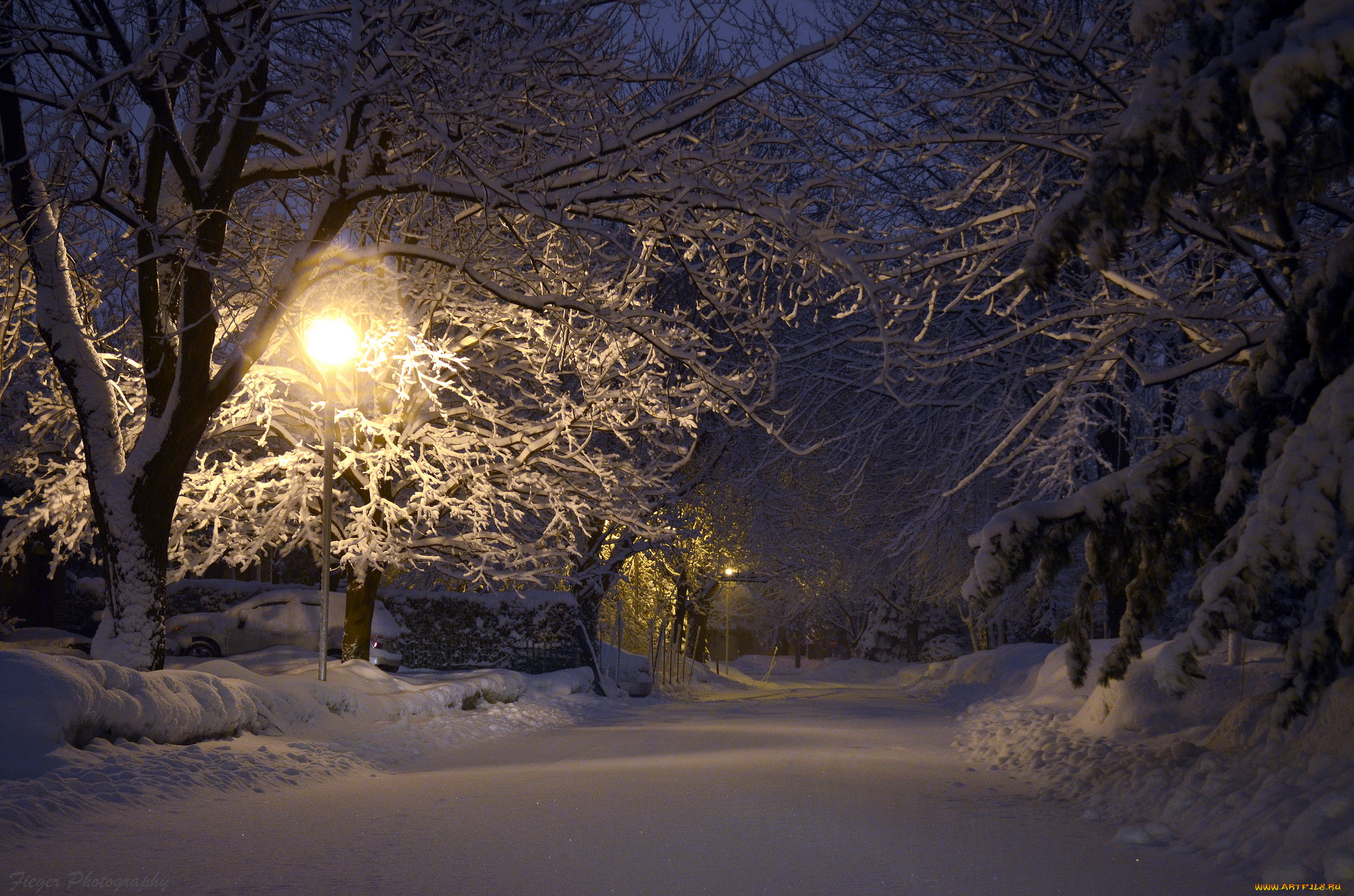 природа, зима, простор