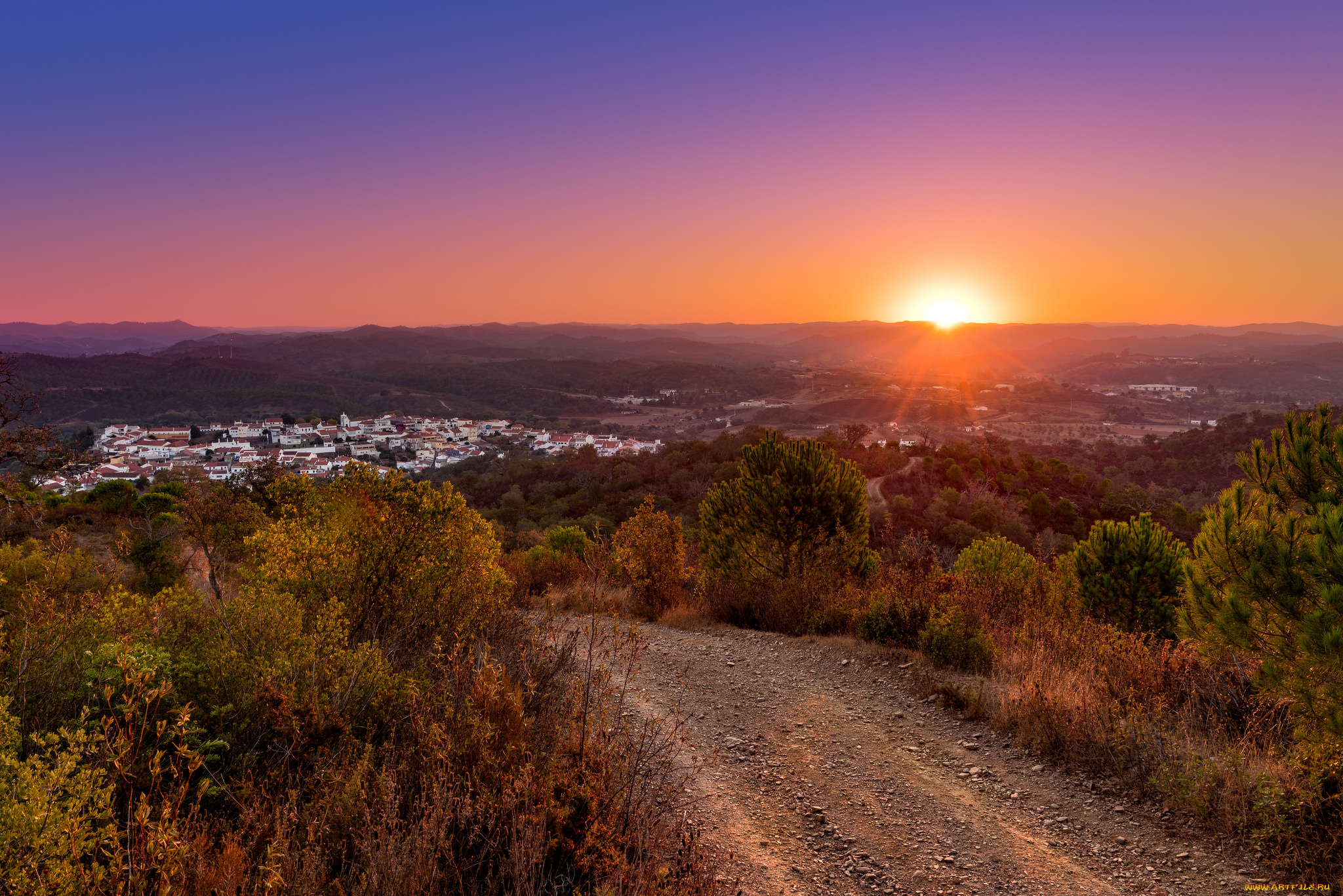 города, -, пейзажи, простор