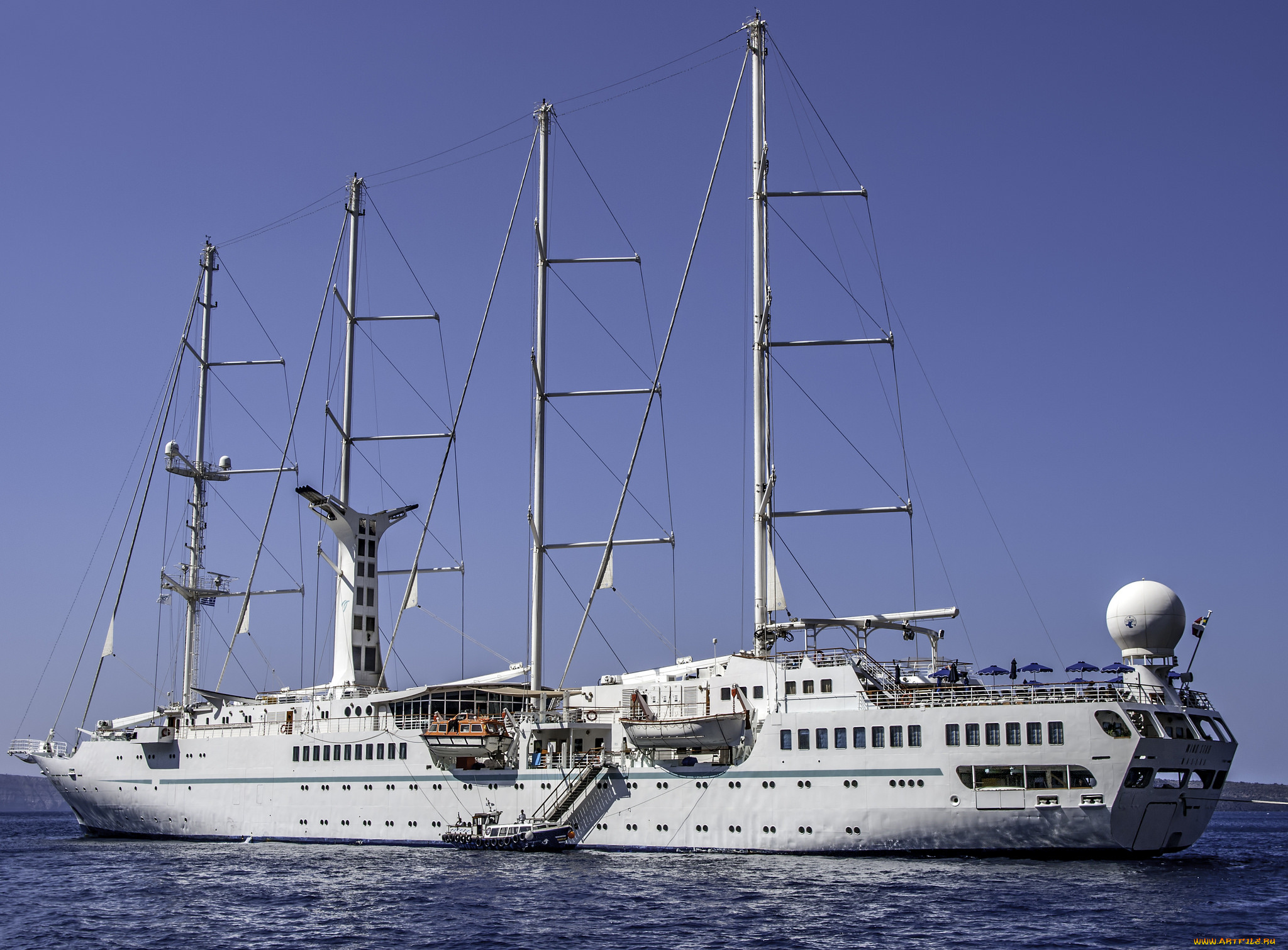 wind, star, корабли, Яхты, суперяхта