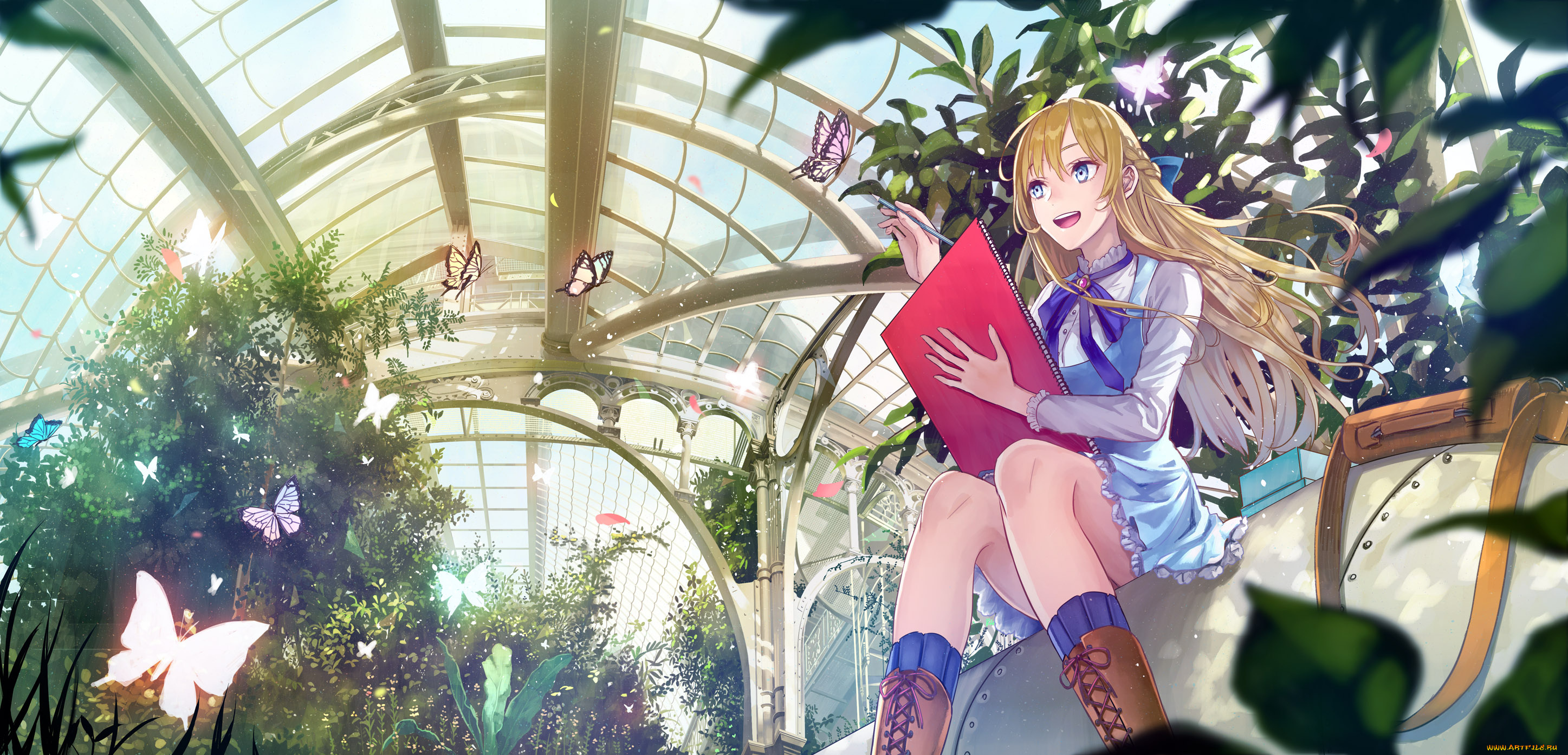 аниме, животные, , существа, kirinosuke