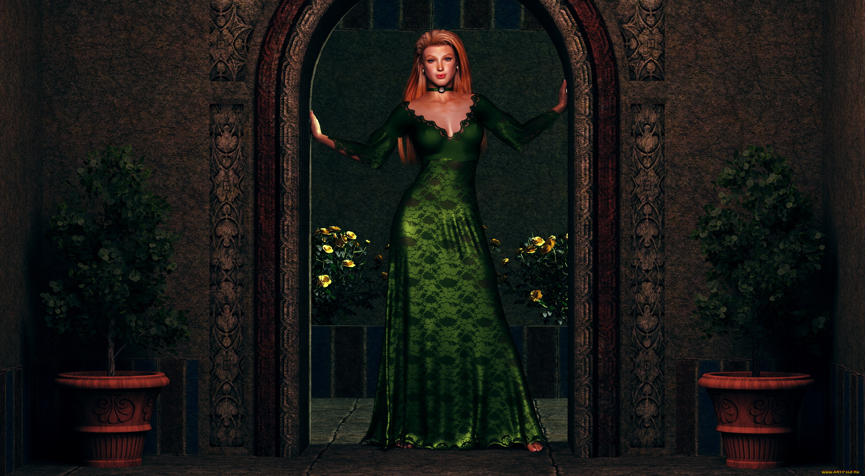 3д, графика, люди, , people, девушка, фон, взгляд