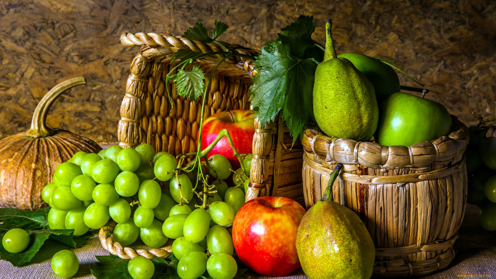еда, фрукты, , ягоды, яблоки, виноград