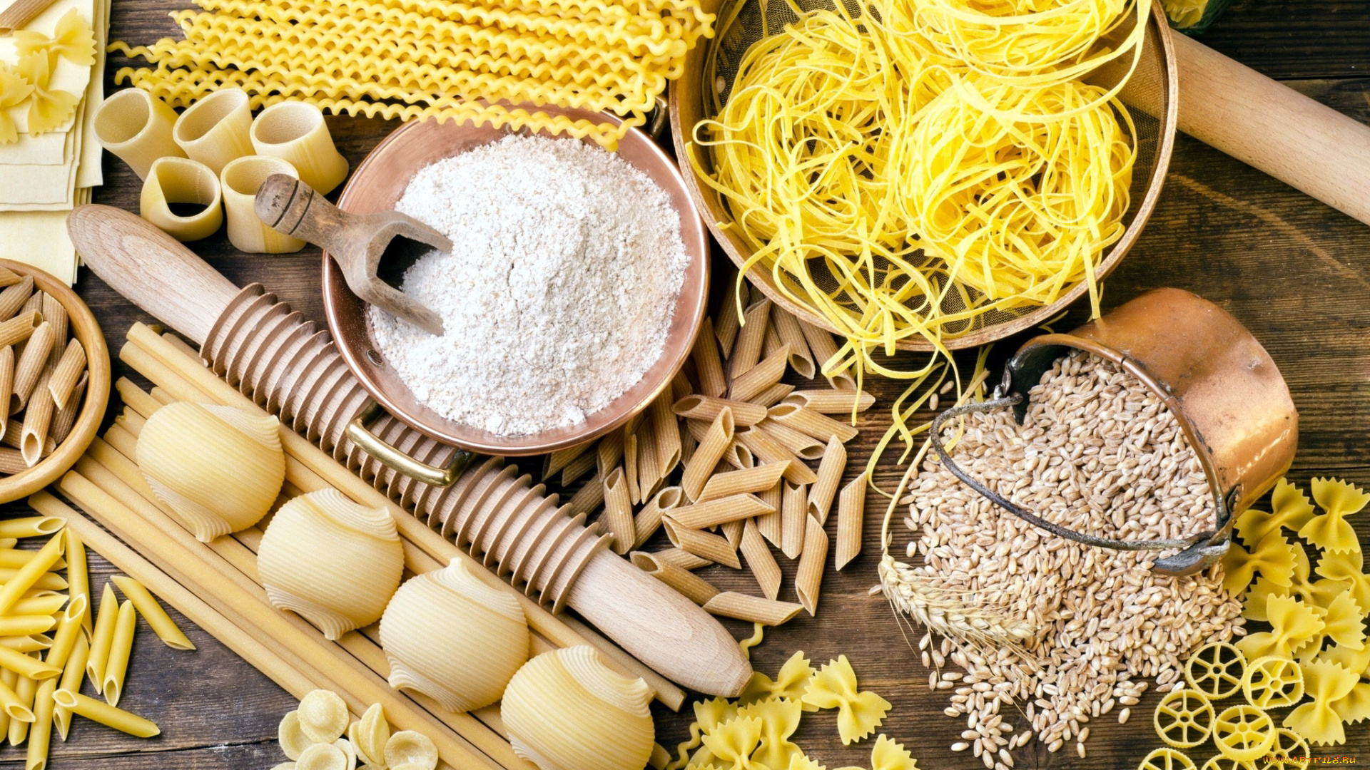 еда, макаронные, блюда, ассорти, макароны