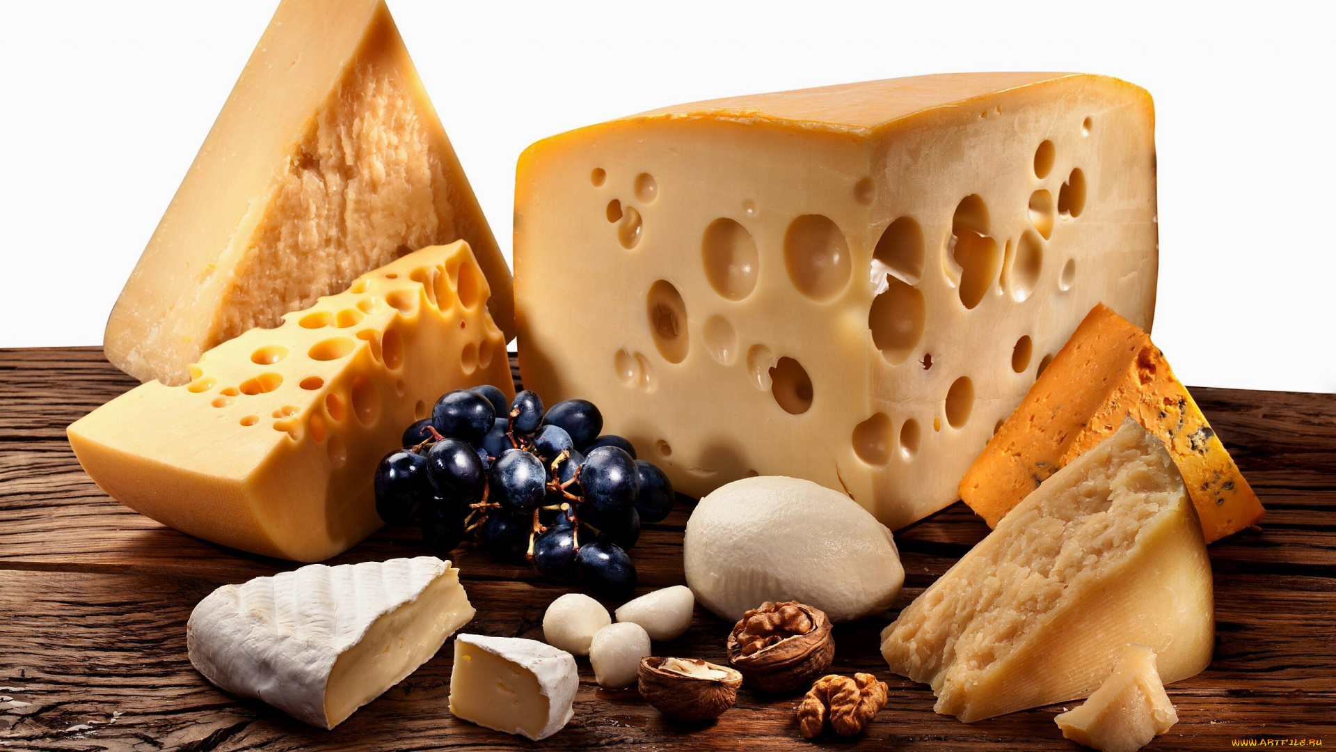 еда, сырные, изделия, ассорти, сыр