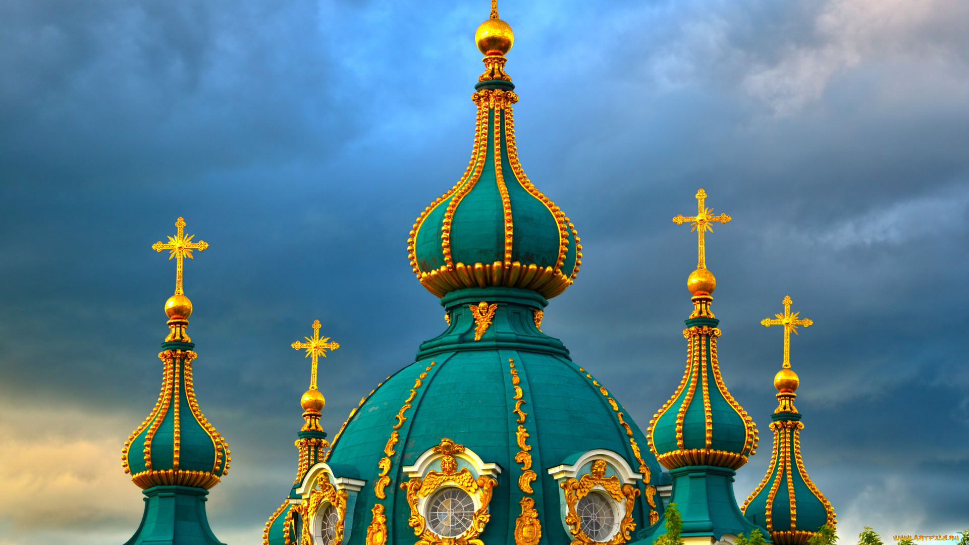 города, -, православные, церкви, , монастыри, st, andrew, church, киев, купола, украина, орнамент, храм, церковь