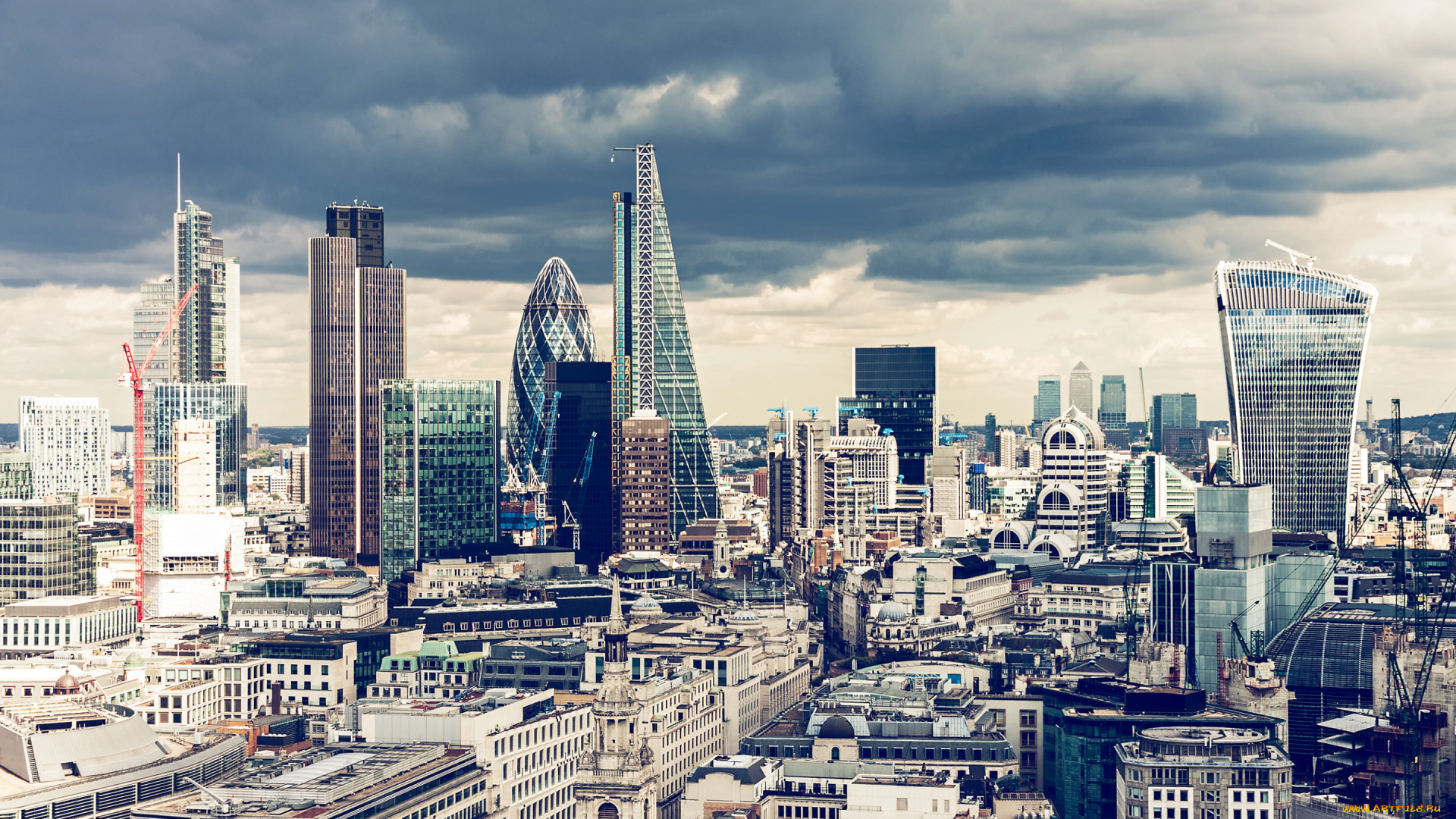 london, , uk, города, лондон, , великобритания, здания, бизнес-центры, небоскребы, башня, цапли, 30, st, mary, axe, лондон