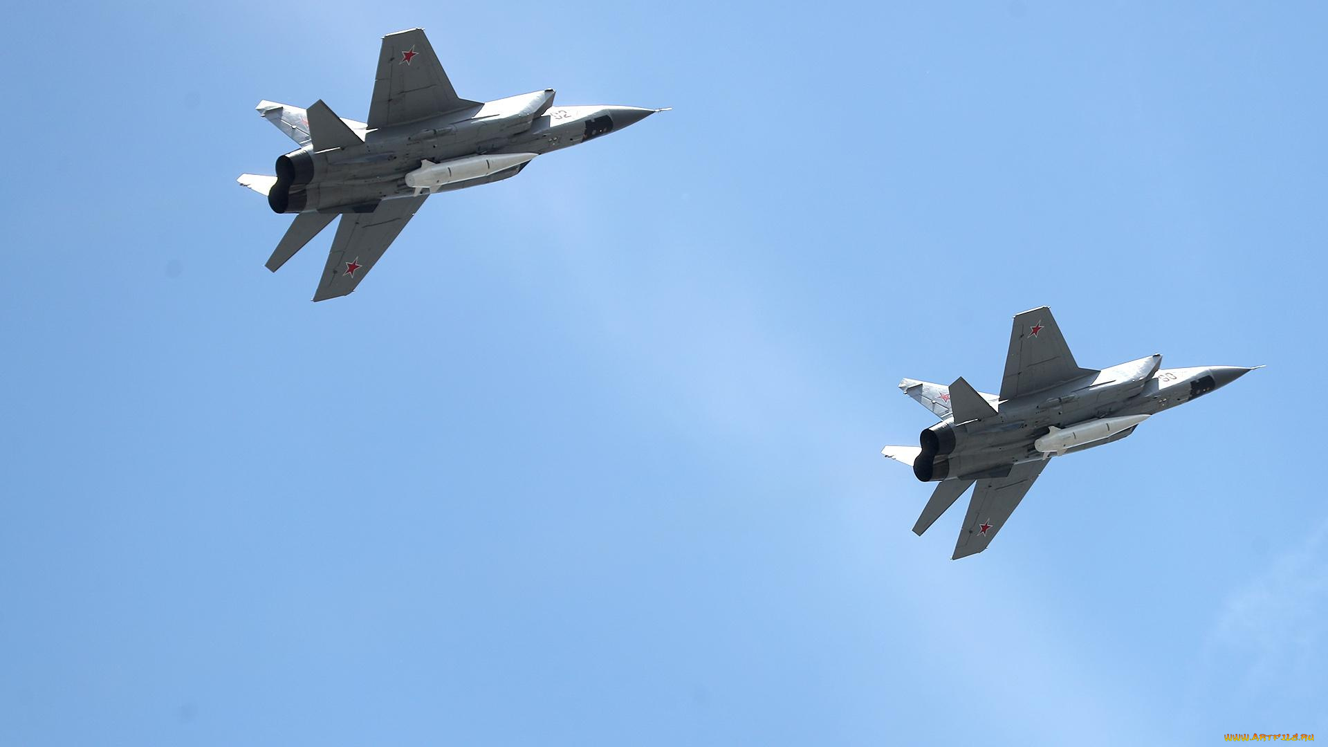 миг, 31, авиация, боевые, самолёты, миг31, истребитель, кинжал, военная, ввс, россии, комплекс