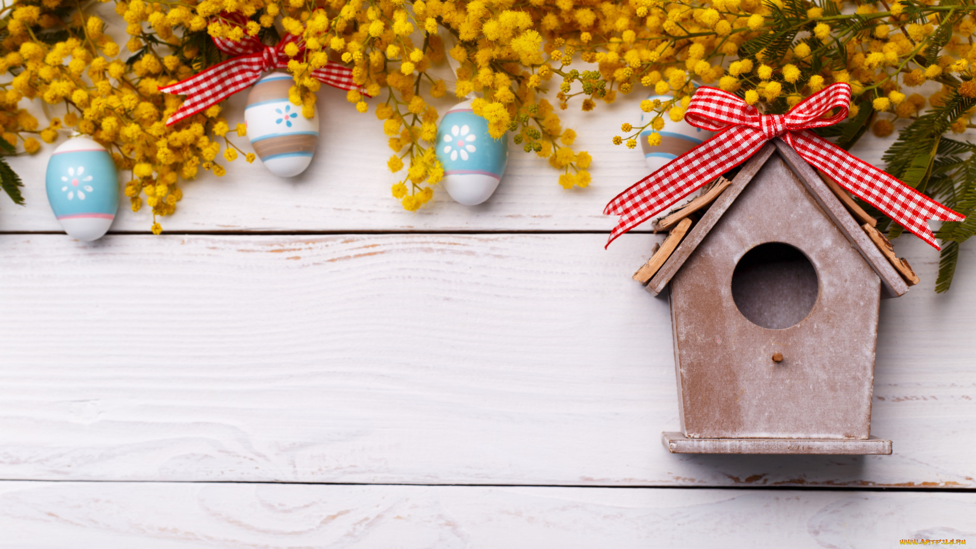 праздничные, пасха, яйца, праздник, мимоза, скворечник