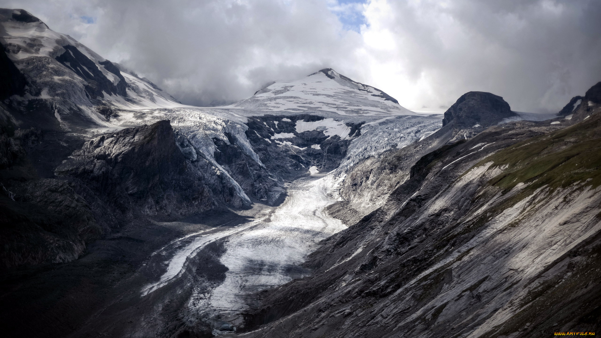 природа, горы, снег