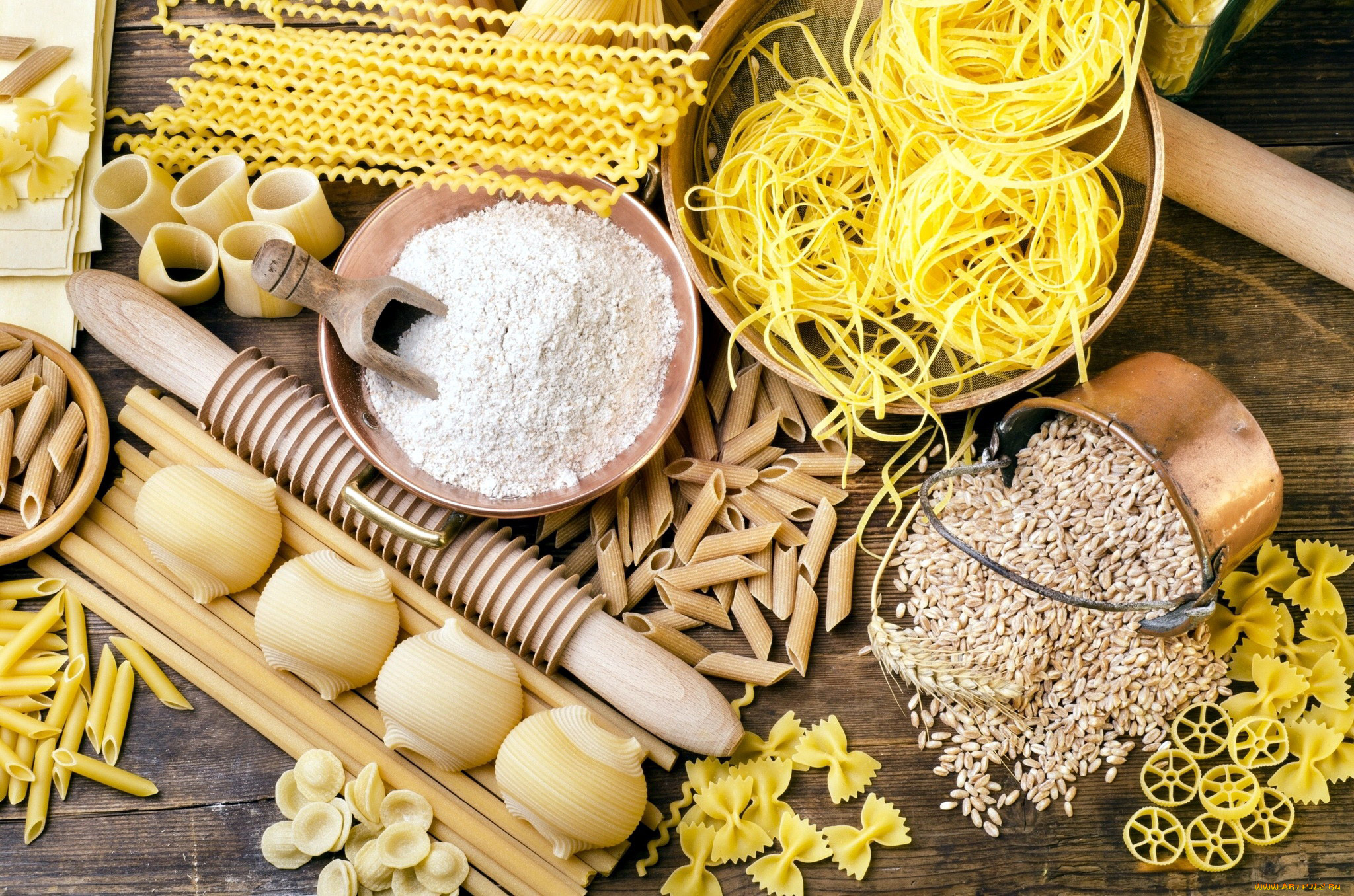 еда, макаронные, блюда, ассорти, макароны