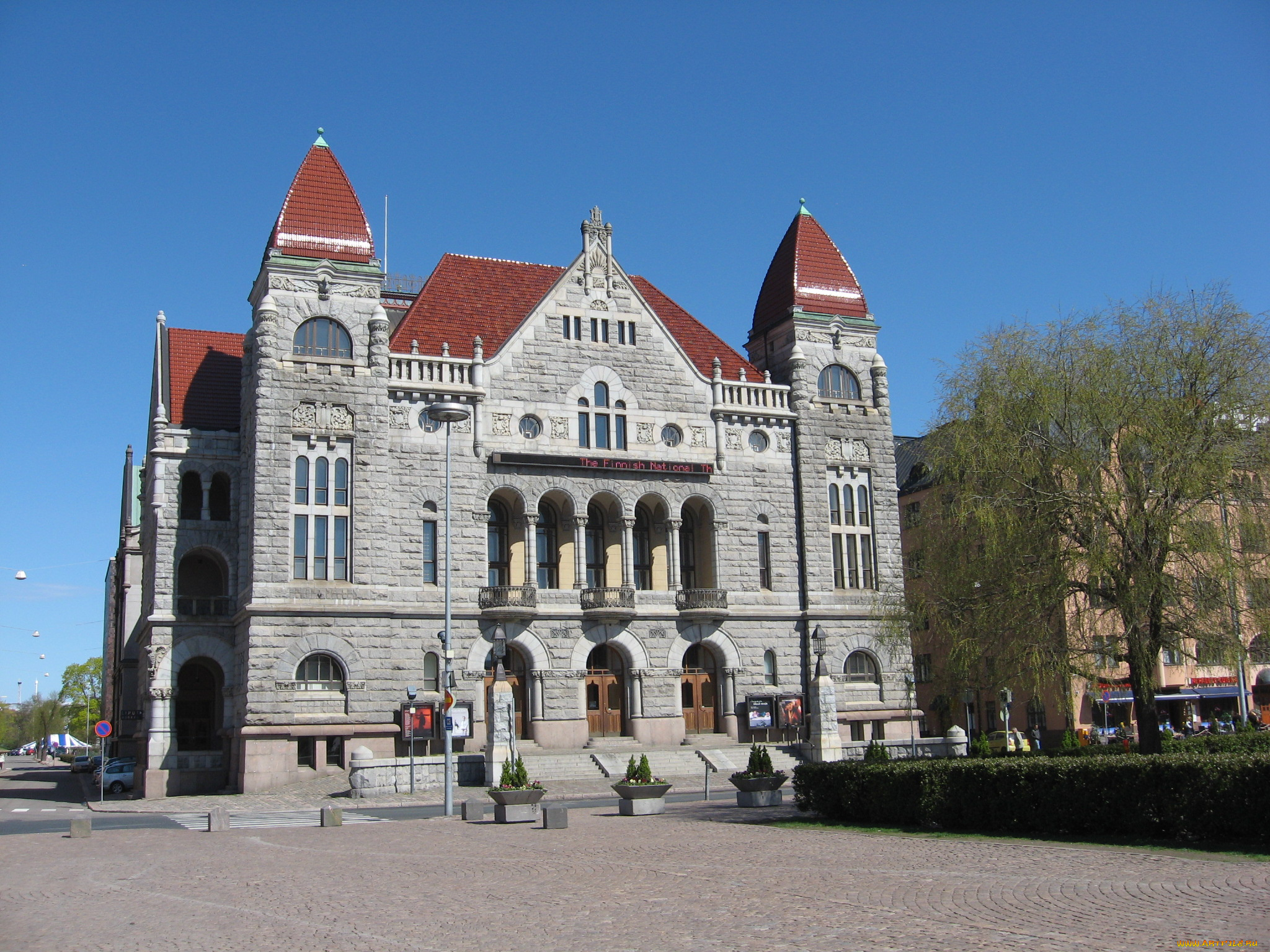 хельсинки, города, хельсинки, , финляндия, город, театр, здание