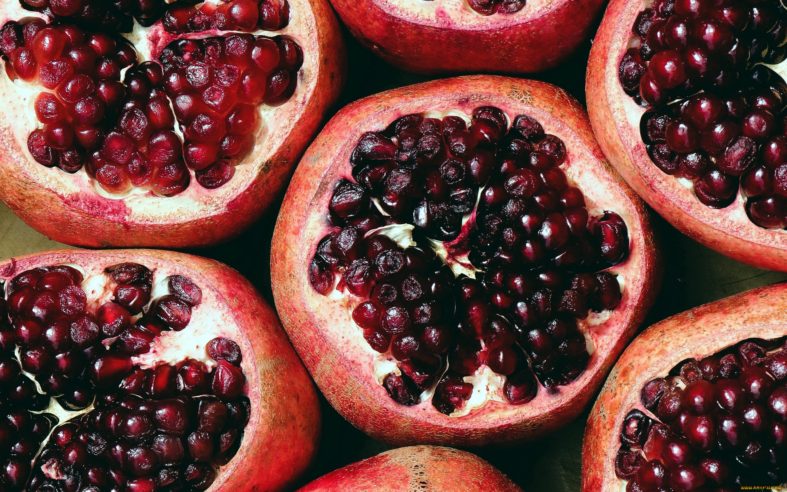 еда, гранат, зерна