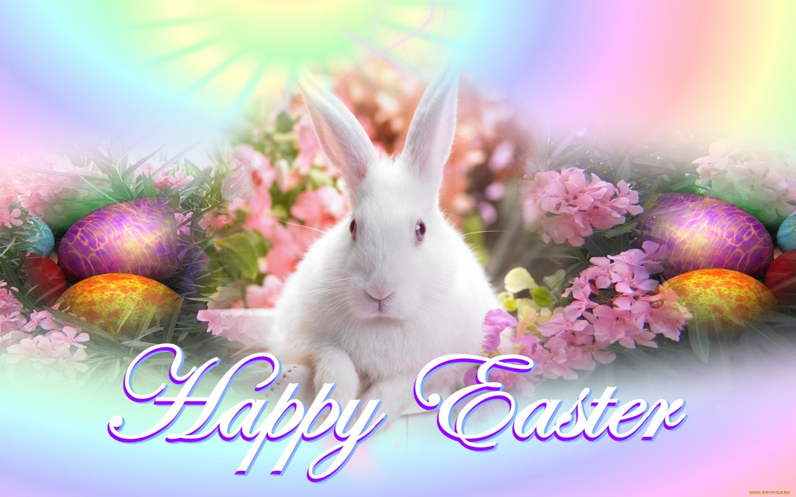 праздничные, пасха, яйца, кролик