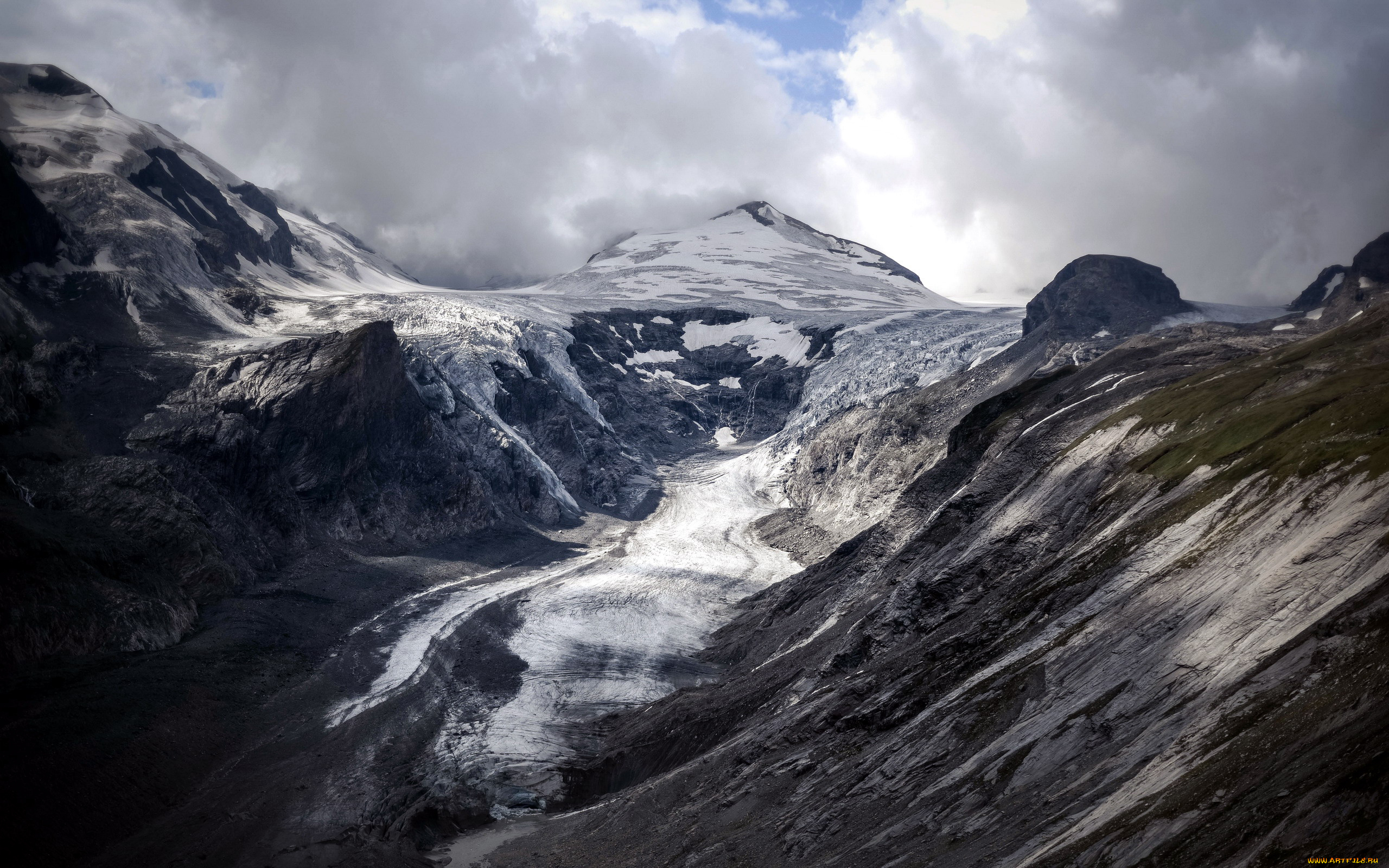 природа, горы, снег