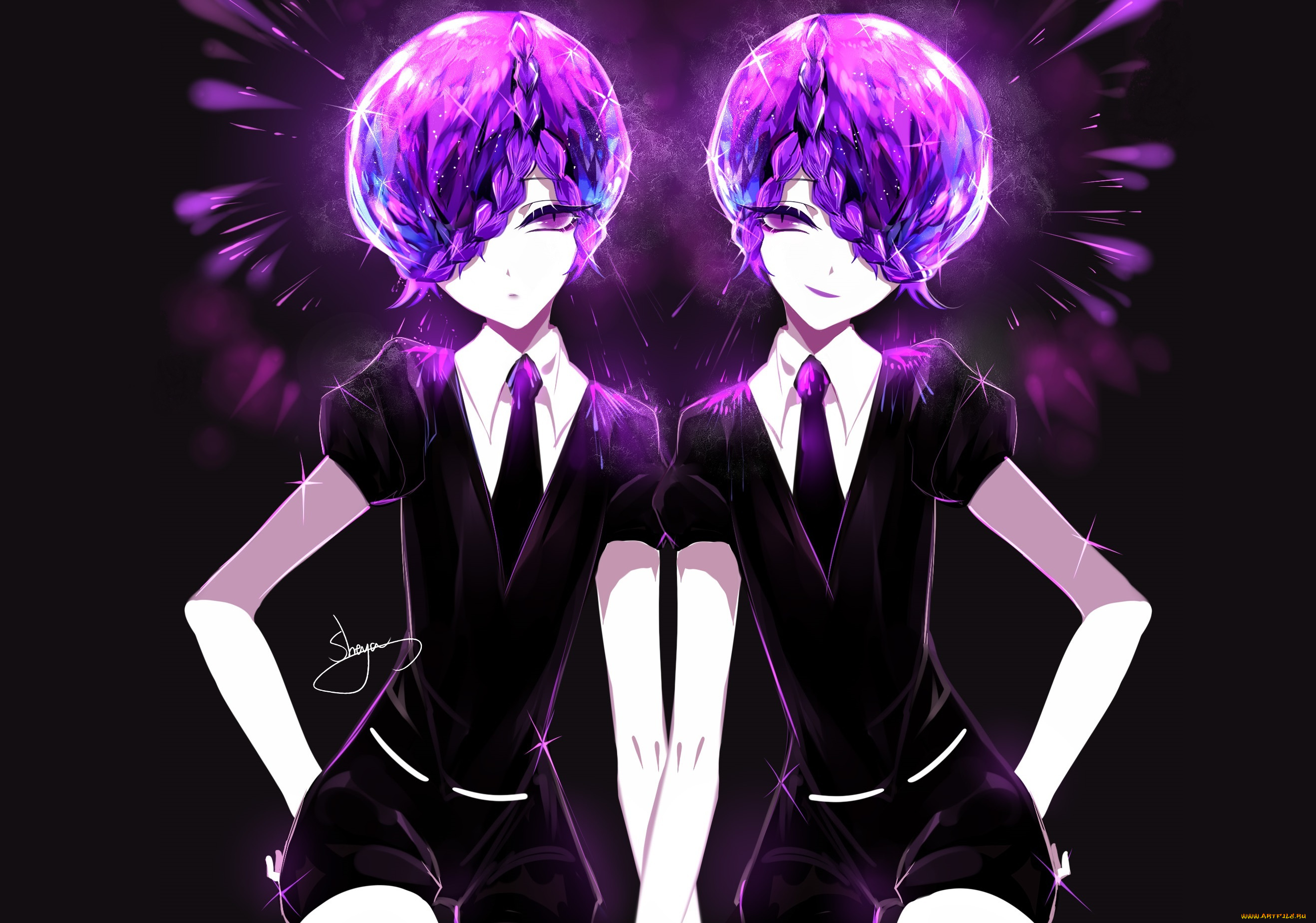 sheya, аниме, houseki, no, kuni, девушки