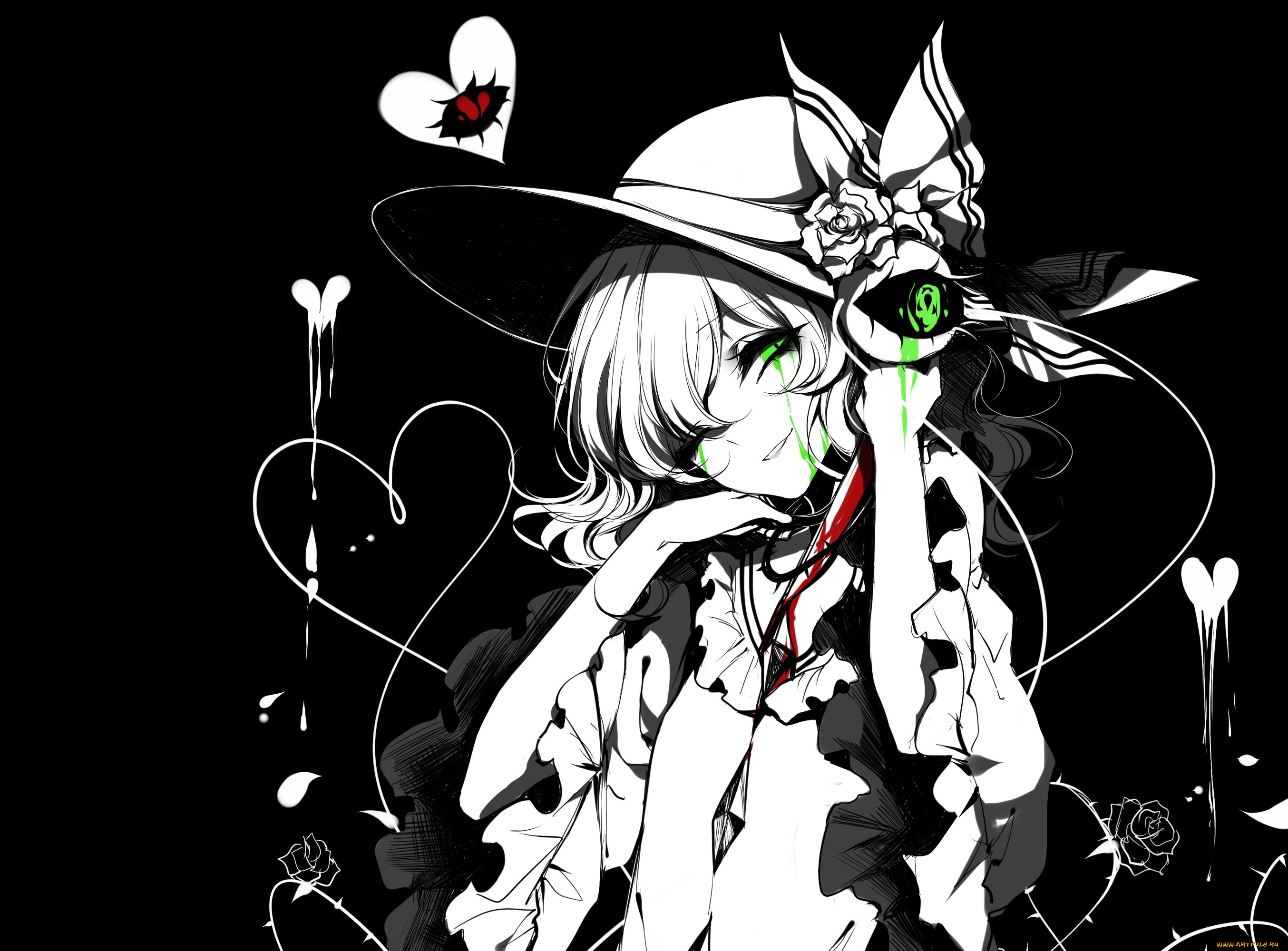 sheya, аниме, touhou, девушка