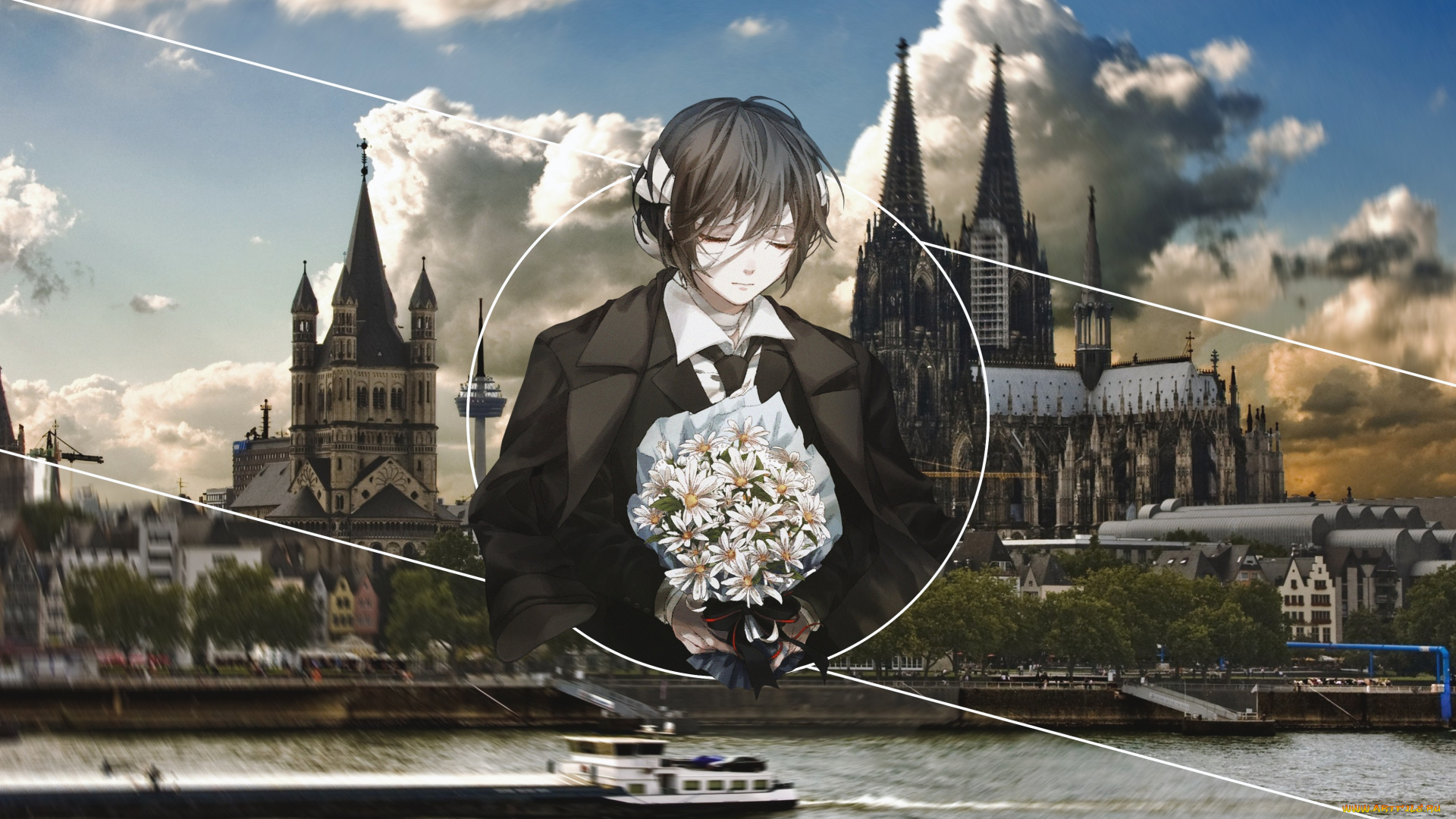 аниме, bungou, stray, dogs, бродячие, псы, литературные, гении